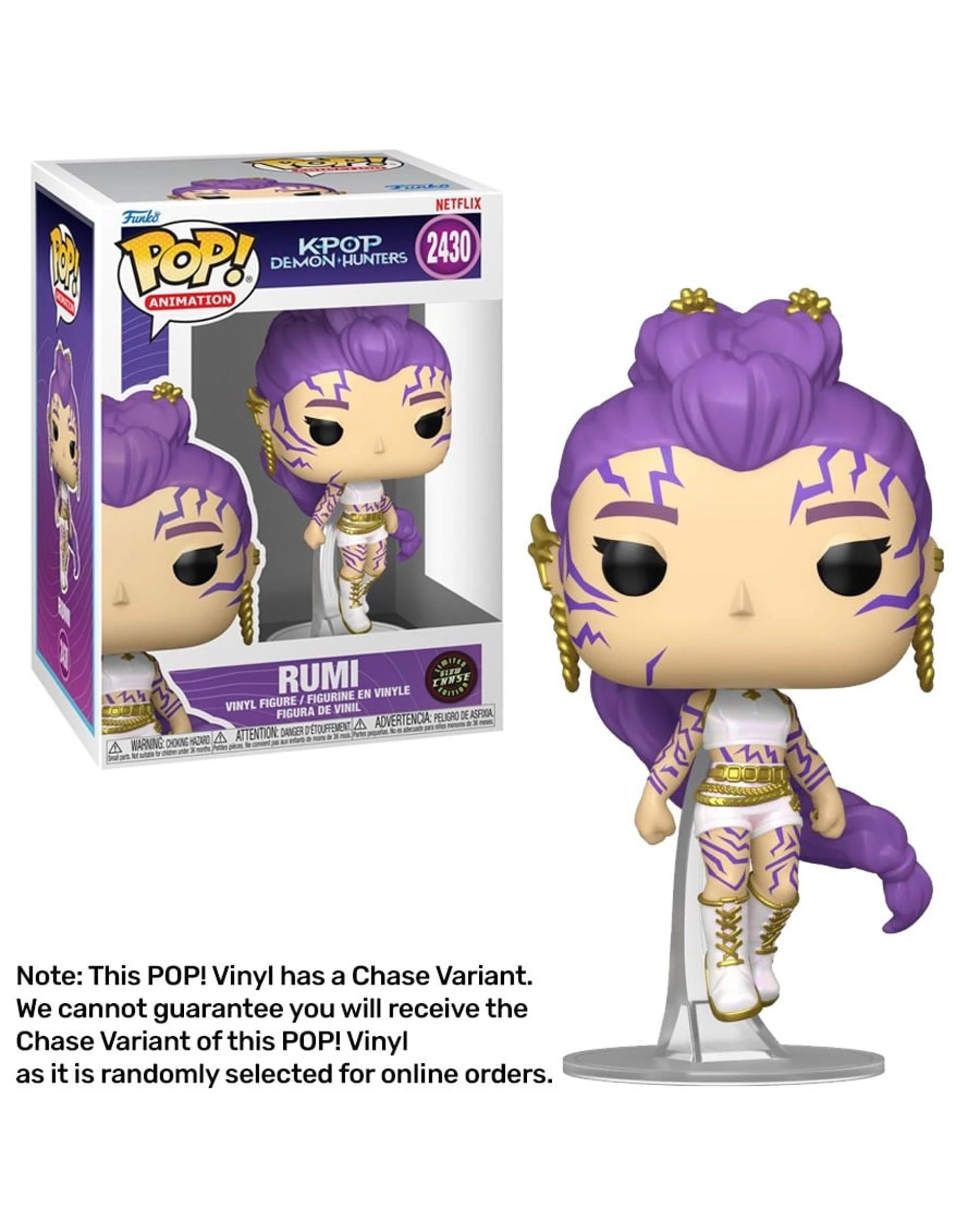 4 K-Pop Demon Hunters Rumi - What It Sounds Like -  Funko POP! Vinyl, 4 of 7