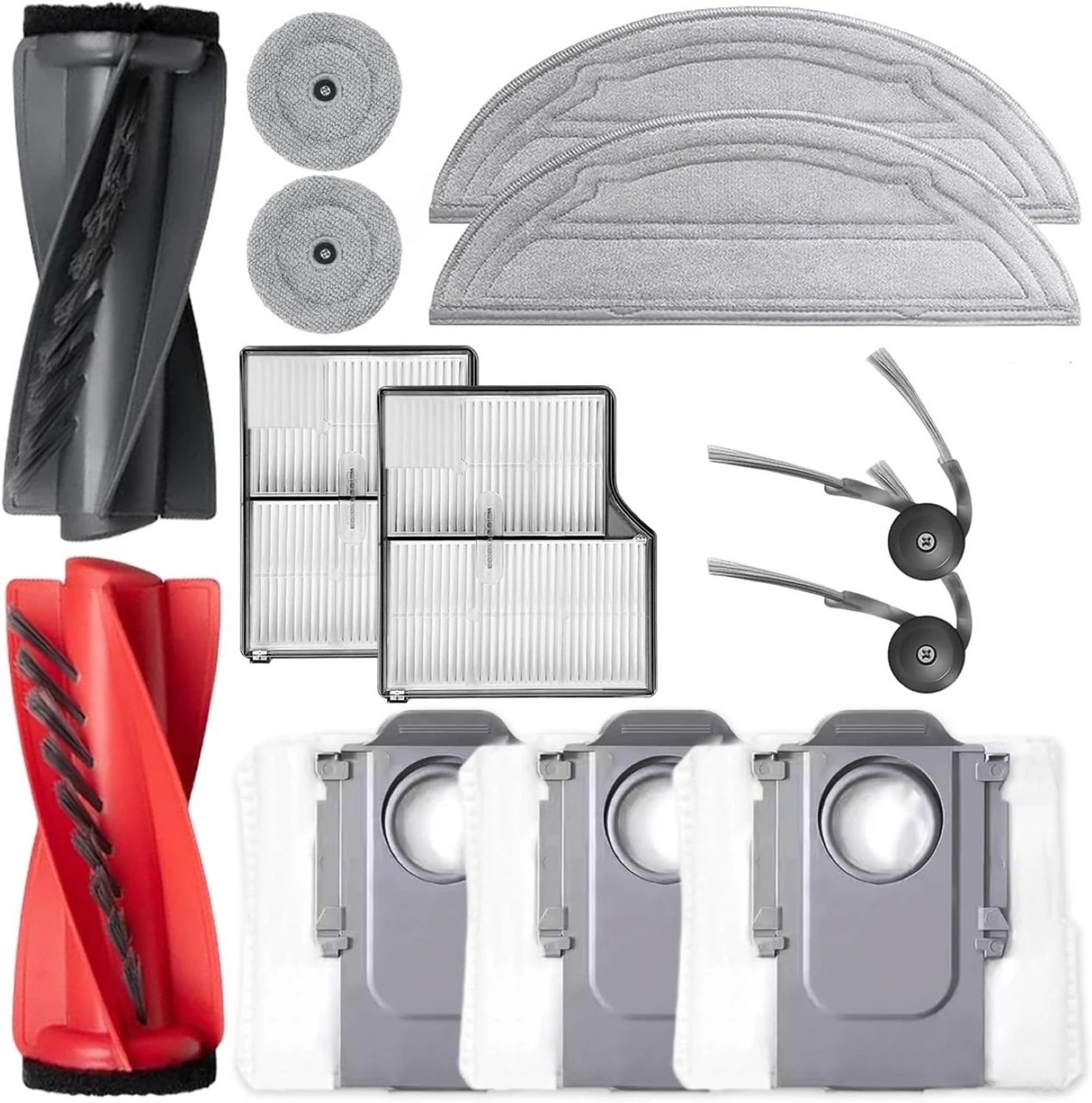 1 Hygieia Value Kit For Roborock Saros 10 Robot Vacuum Cleaner - Grey, 1 of 8