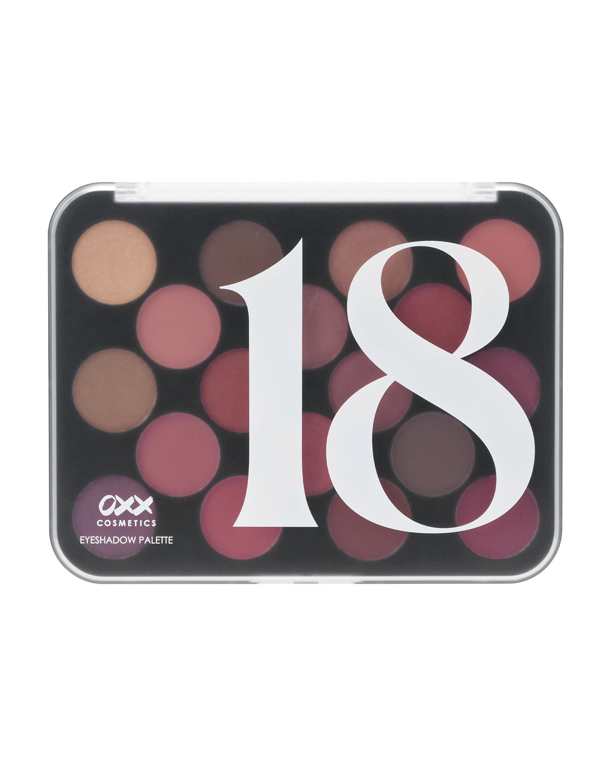 1 OXX Cosmetics 18 Shades Eyeshadow Palette - Cherry, 1 of 7