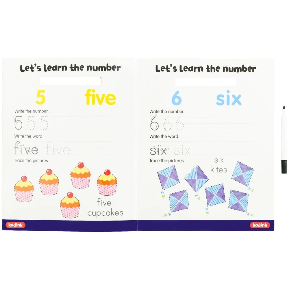 2 Kadink Write & Wipe Numbers Set, 2 of 3