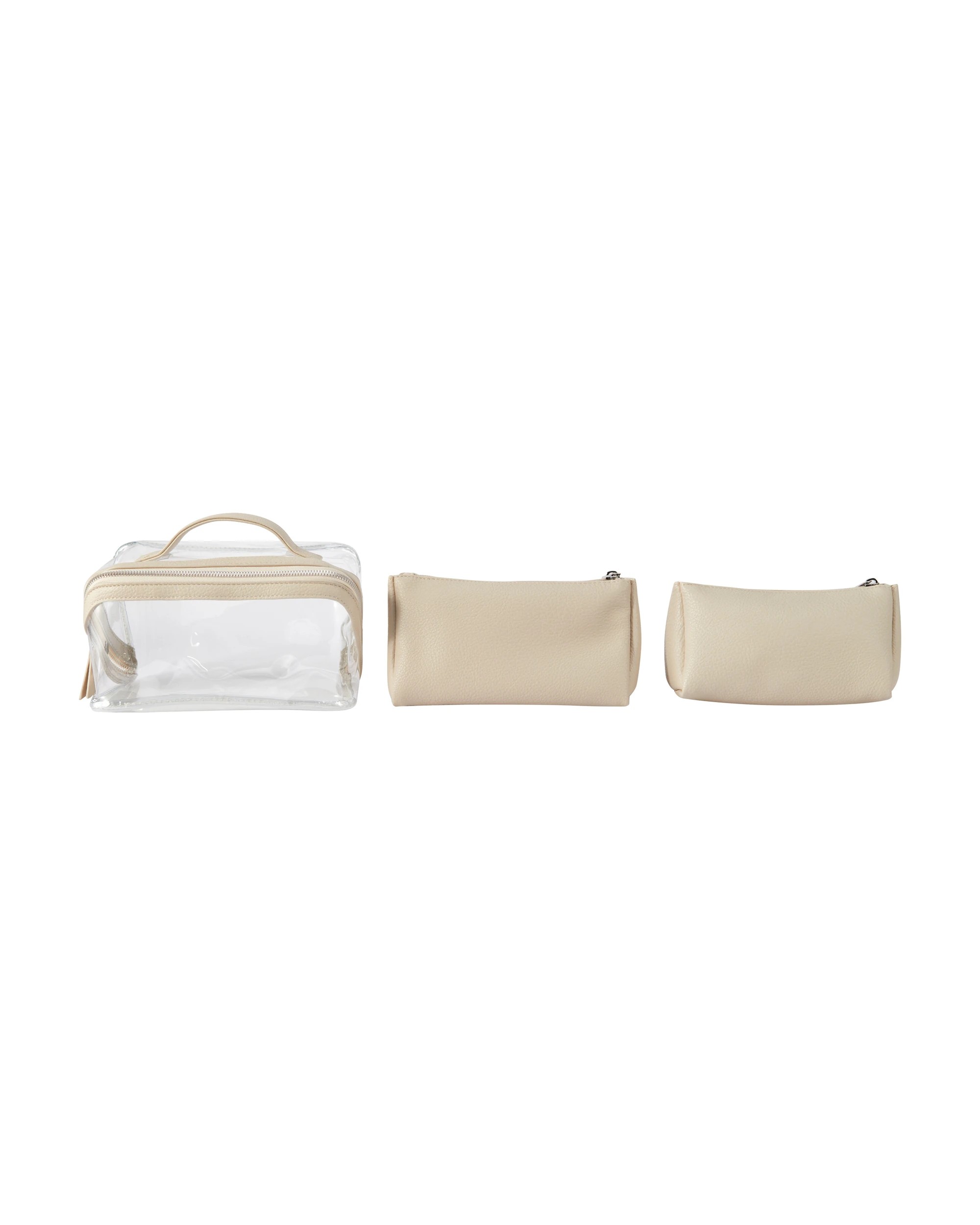 2 OXX Cosmetics 3-in-1 Makeup Bag - Beige, 2 of 6
