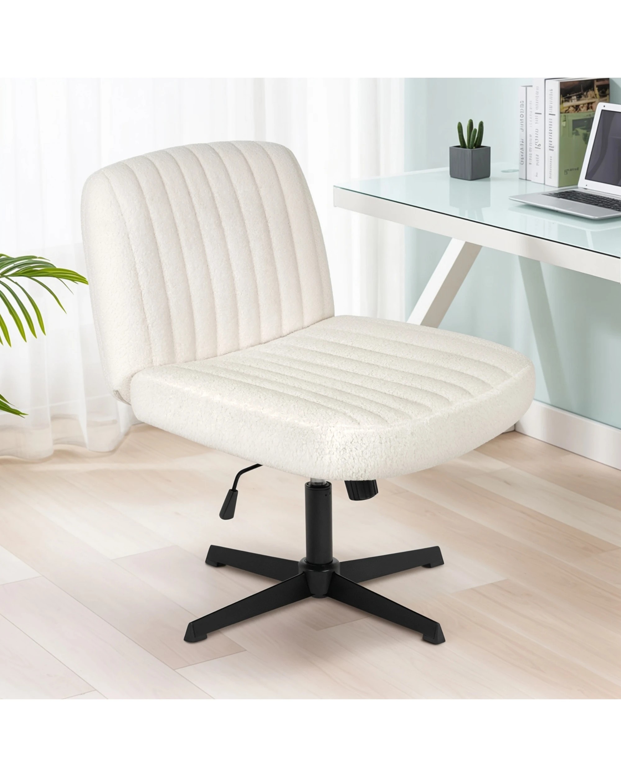 3 Advwin Armless Cross-Legged Office Chair, 3 of 9