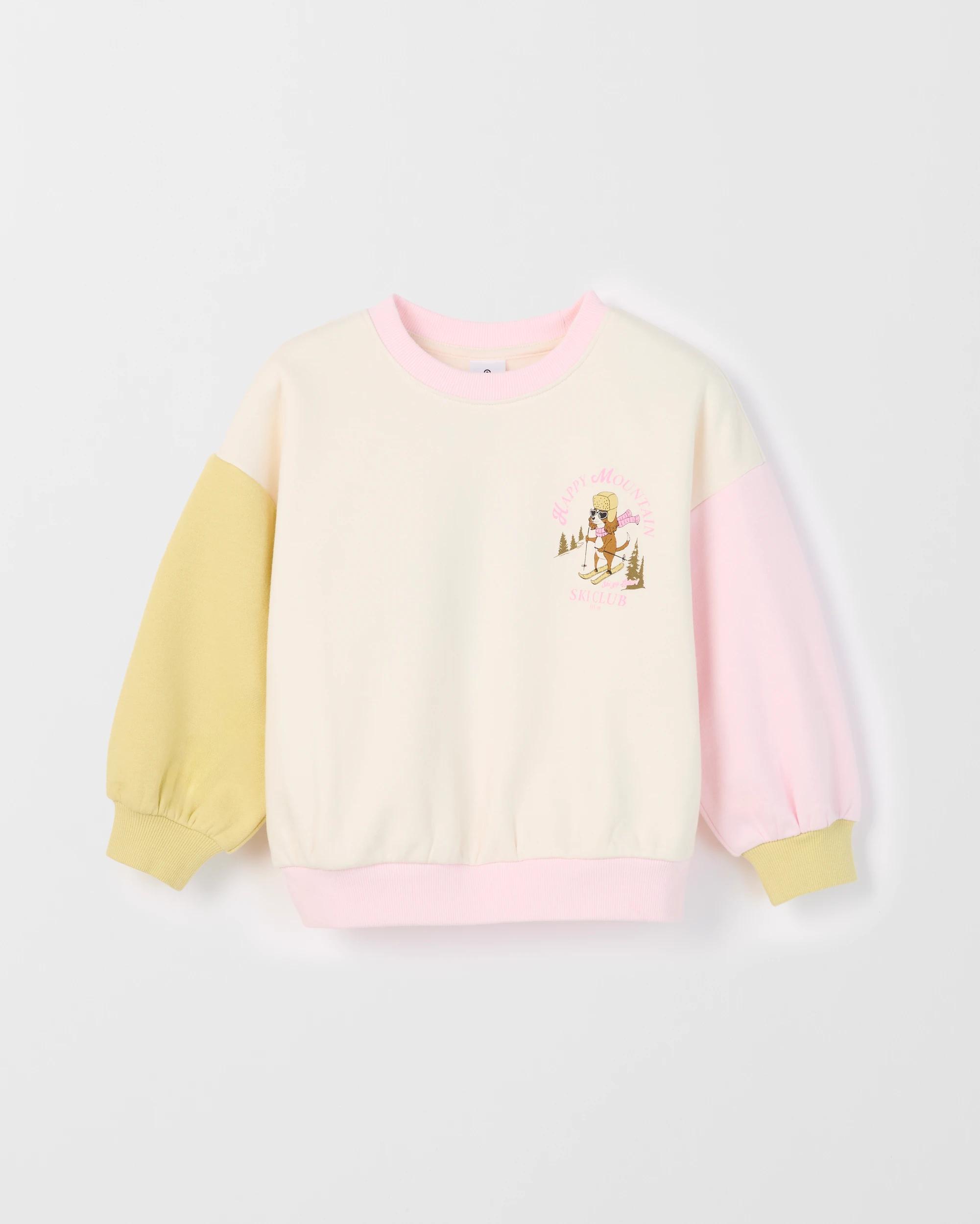 5 Target Kids Australian Cotton Blend Loose Fleece Jumper SKI DOG MULTI, 5 of 7