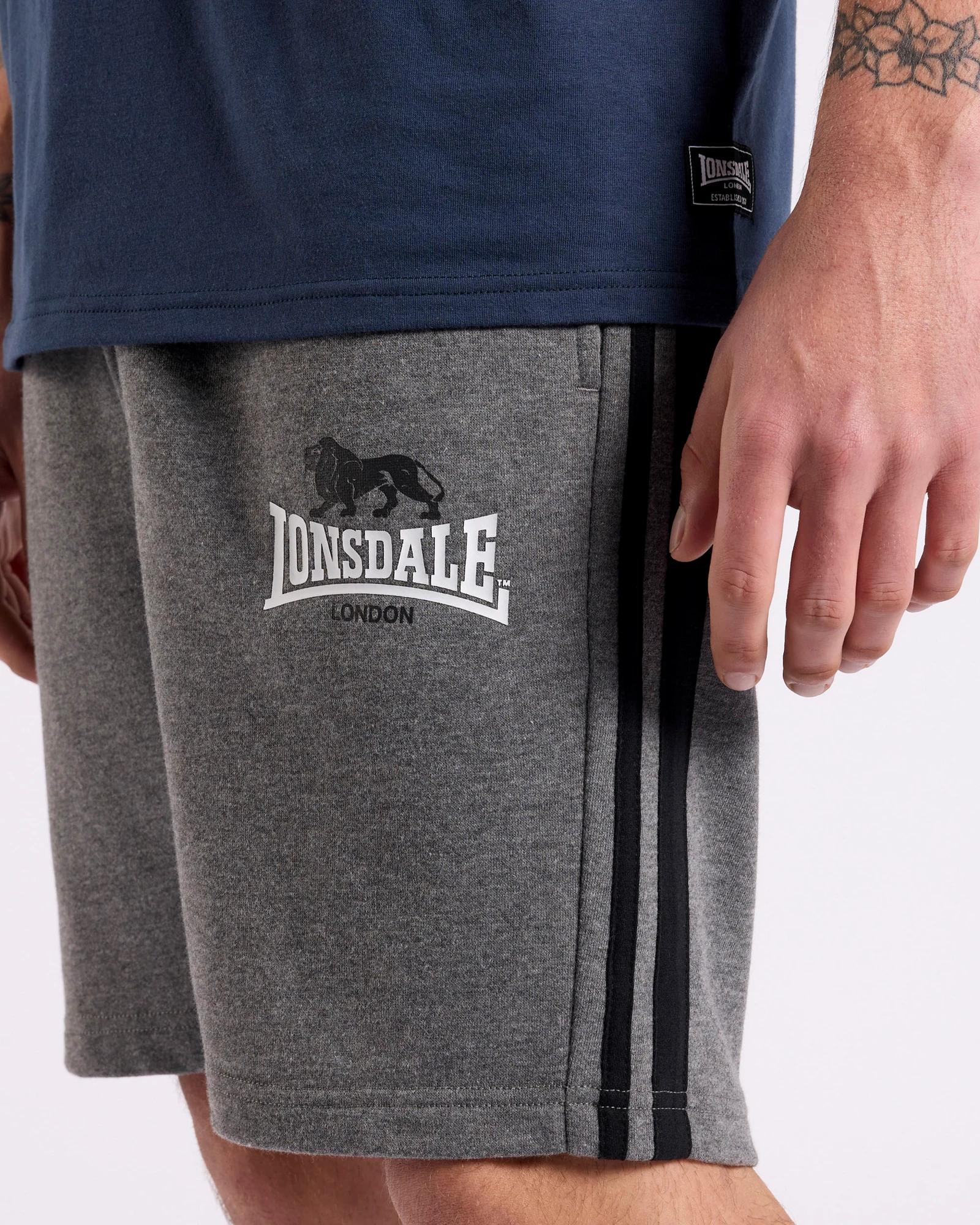 3 London Shorts - Lonsdale London GREY MARLE, 3 of 5