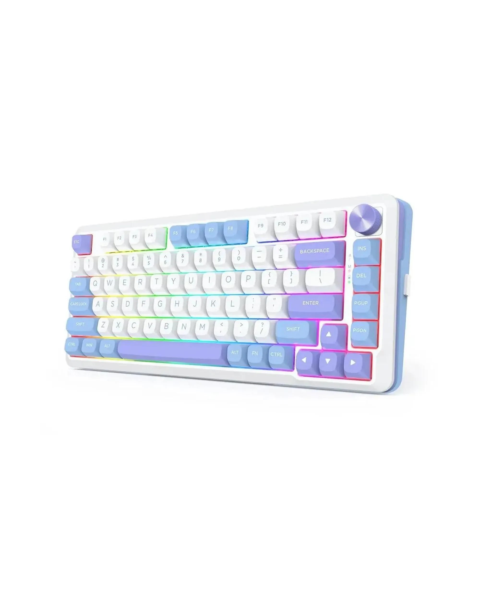 6 Redragon K681WBP RGB Pro Cyrus Purple 75% Gasket Wireless Mechanical Keyboard, 6 of 10