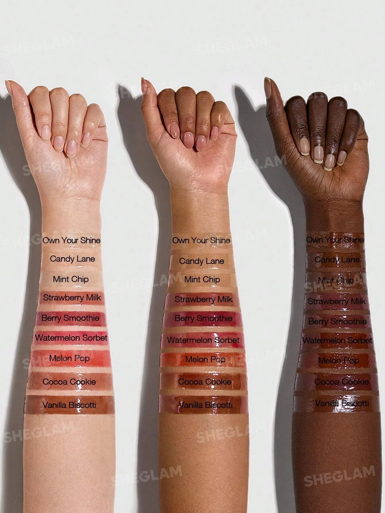 7 SHEGLAM Crystal Glaze Moisturising Lip Care 10ml - Vanilla Biscotti, 7 of 7