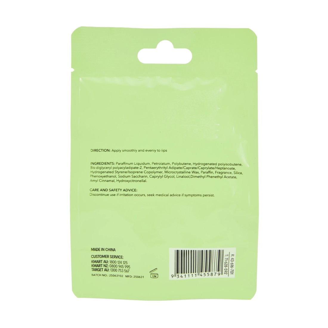 5 OXX Skincare Lip Balm 6ml - Apple Scented, 5 of 5