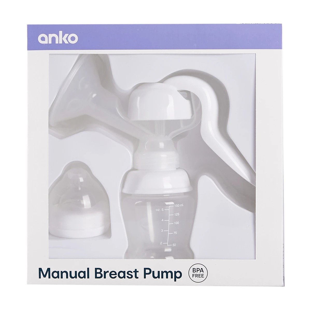 3 White Manual Breast Pump, 3 of 3