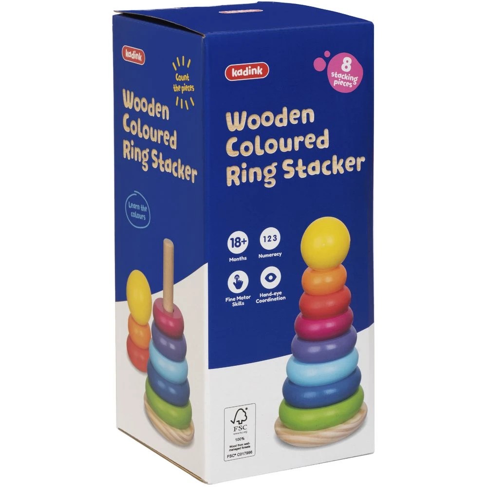 3 Kadink Wooden Ring Stacker, 3 of 5