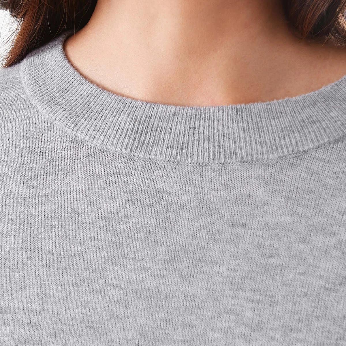 5 Crew Neck Jumper Grey Mrl, 5 of 5