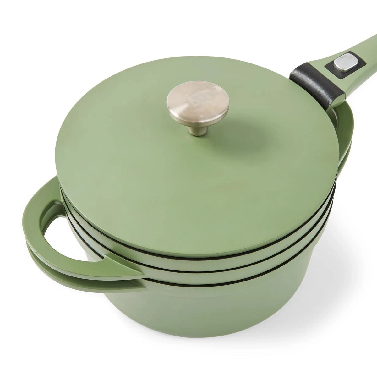 9 3 Piece Cast Aluminium Cookware Set - Green, 9 of 10