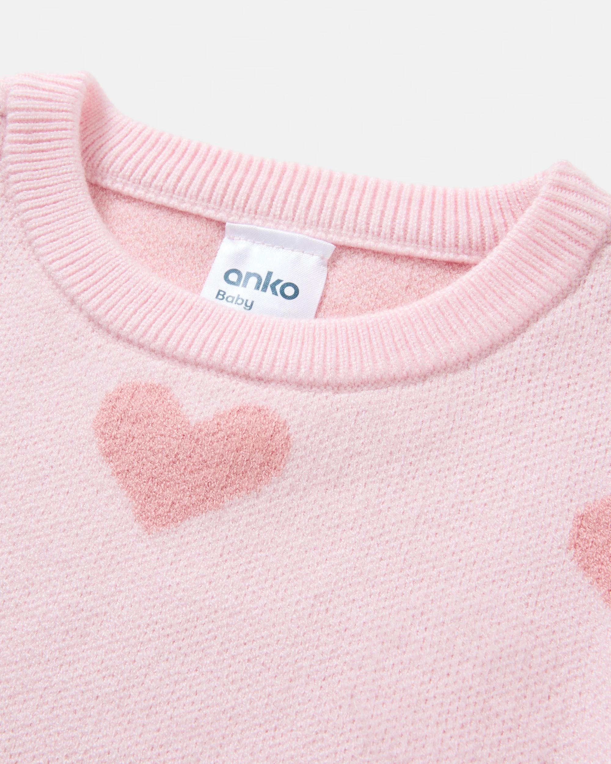 4 Baby Knit Set Hearts, 4 of 6