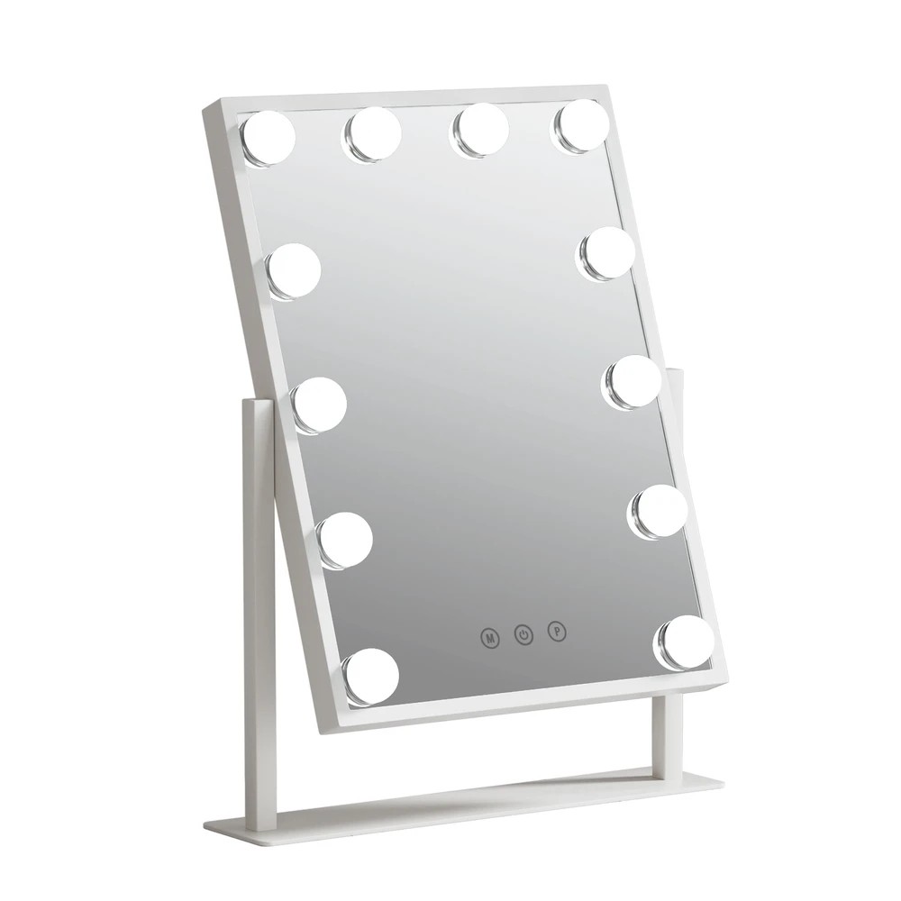 1 Embellir Makeup Mirror 30x41cm Hollywood Vanity with LED Light Rotation Tabletop - Multi, 1 of 6