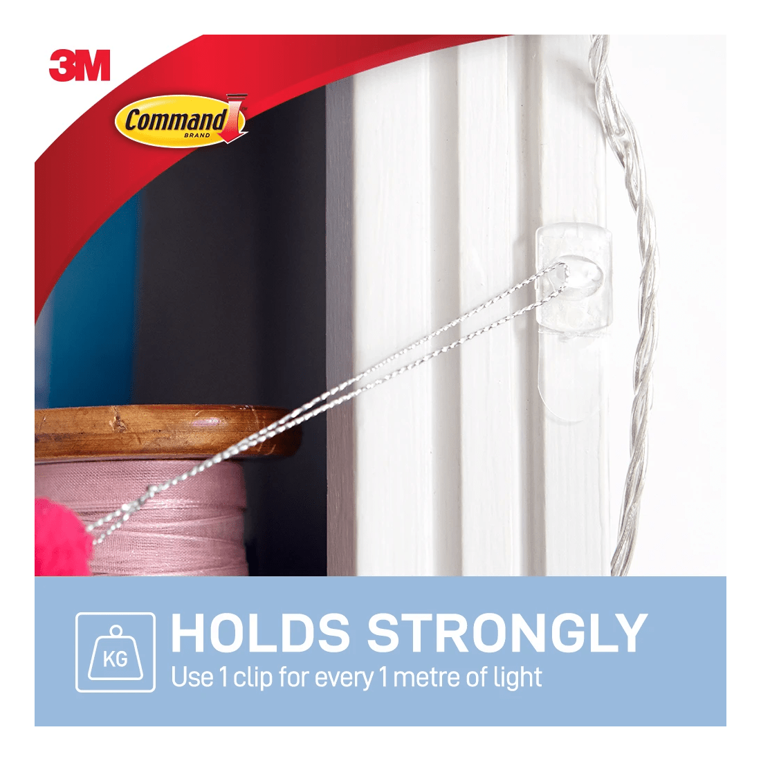 3 3M Command Decorating Clips - Clear, 3 of 6