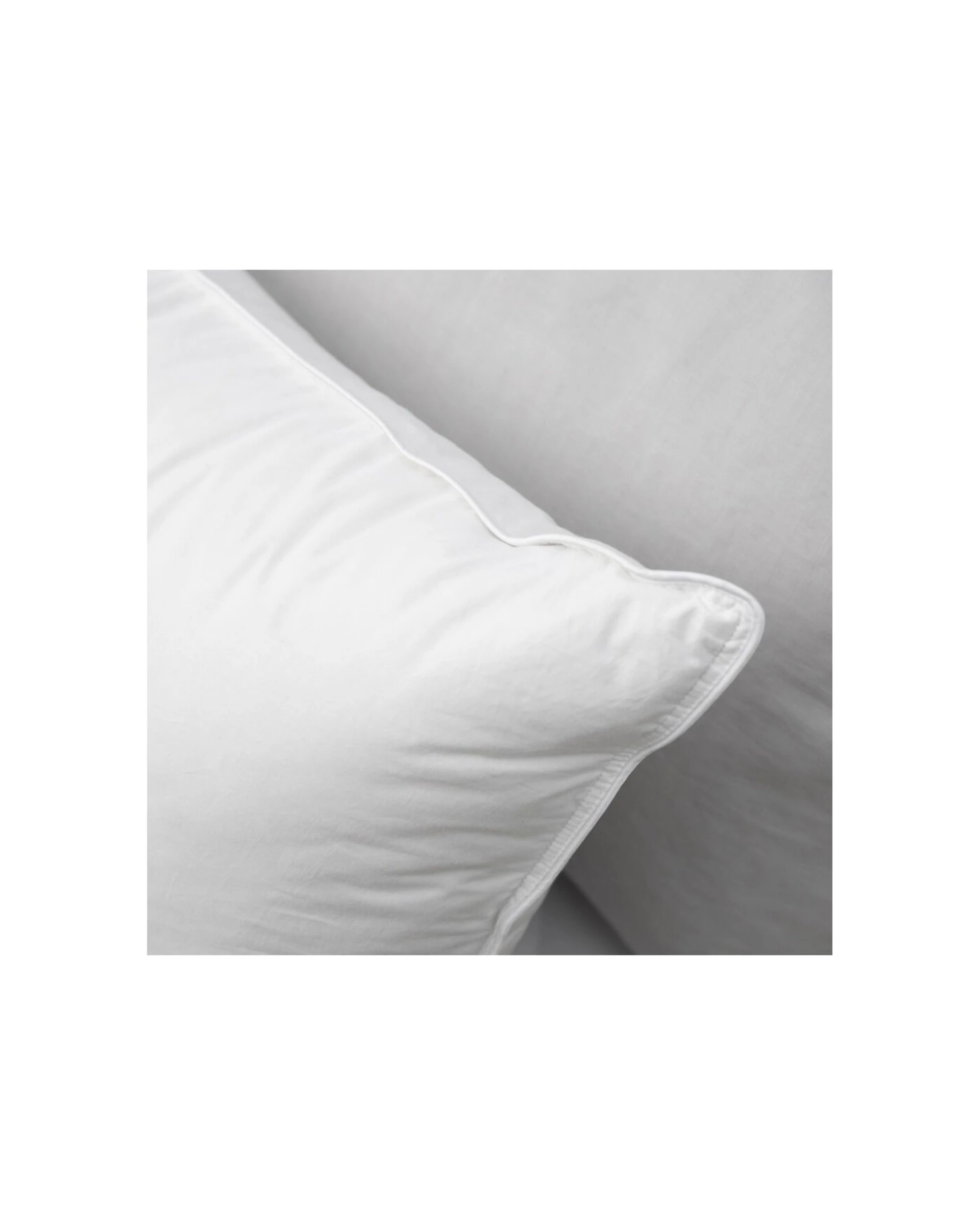2 Tontine 50/50 Australian Feather And Down Surround Medium Firm Pillow Standard - White, 2 of 4