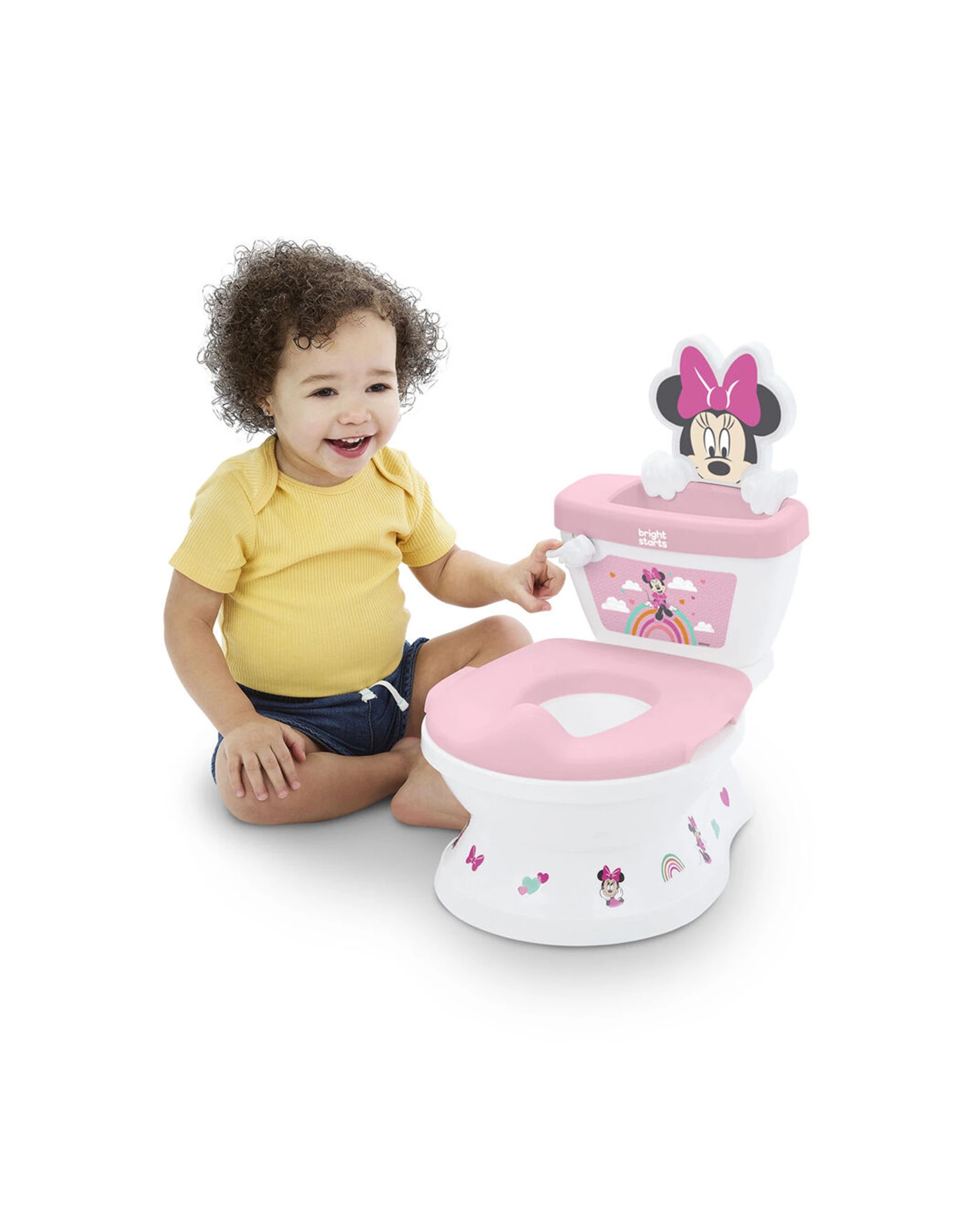 2 Disney Junior Minnie Mouse My Size Potty 2 In 1 Kids Toilet Training System 18m - Multi, 2 of 6