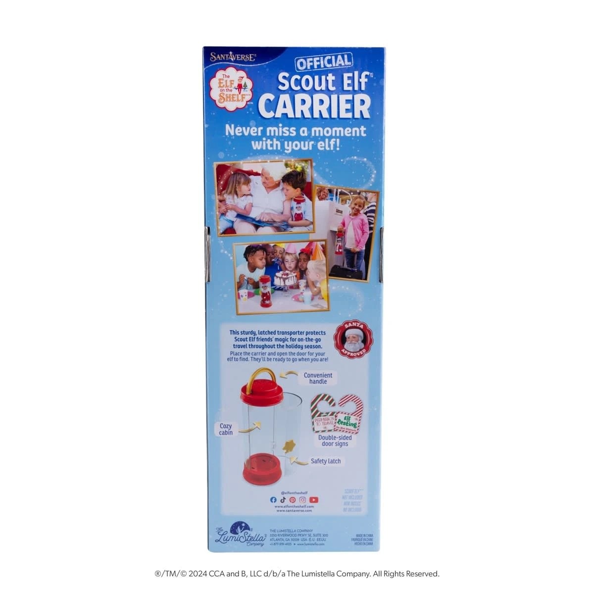 3 3 Piece The Elf on the Shelf: A Christmas Tradition Official Scout Elf Carrier, 3 of 9