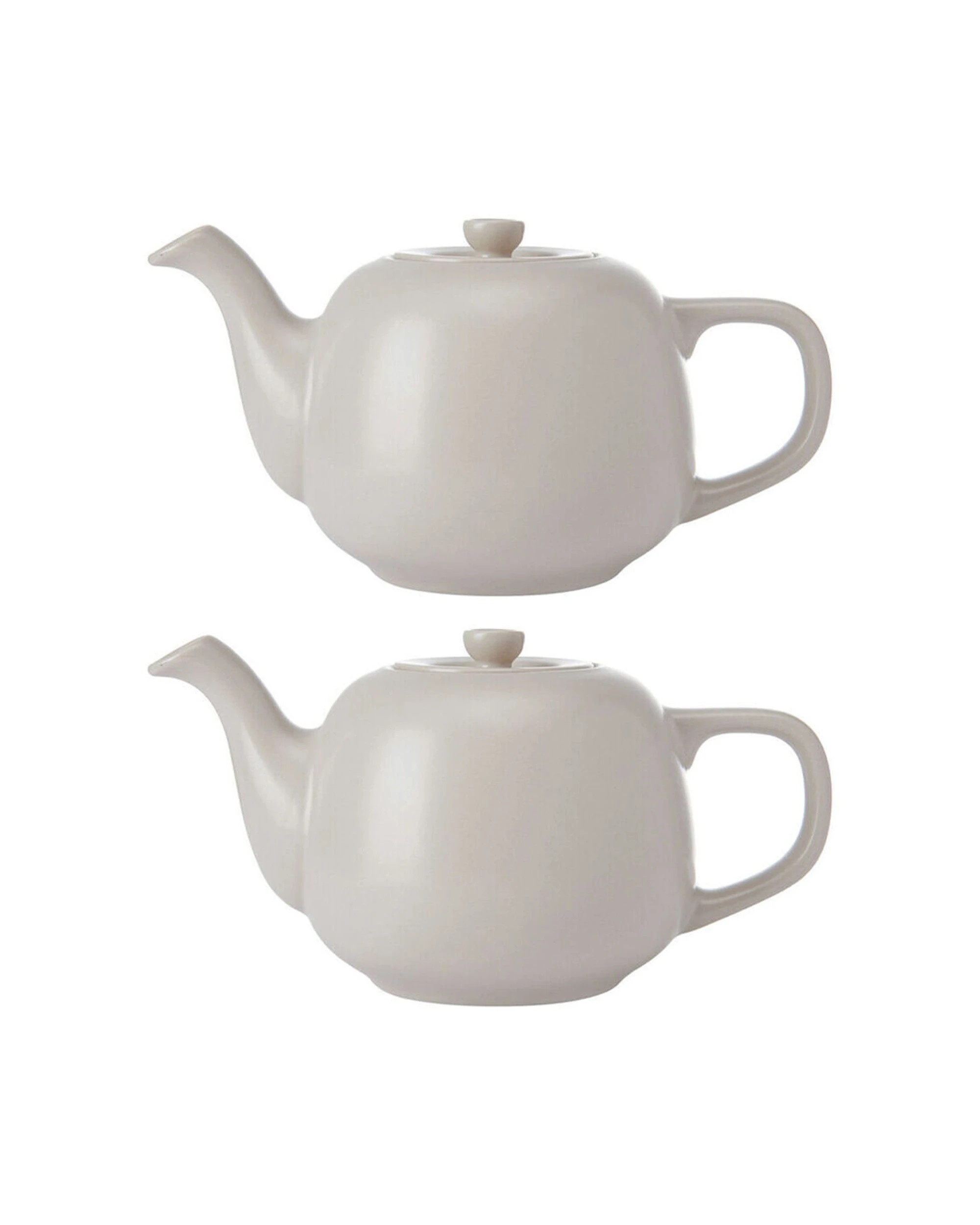 1 La Cafetiere 2PK Stoneware Classic Teapot Kettle 600ml - Beige, 1 of 3