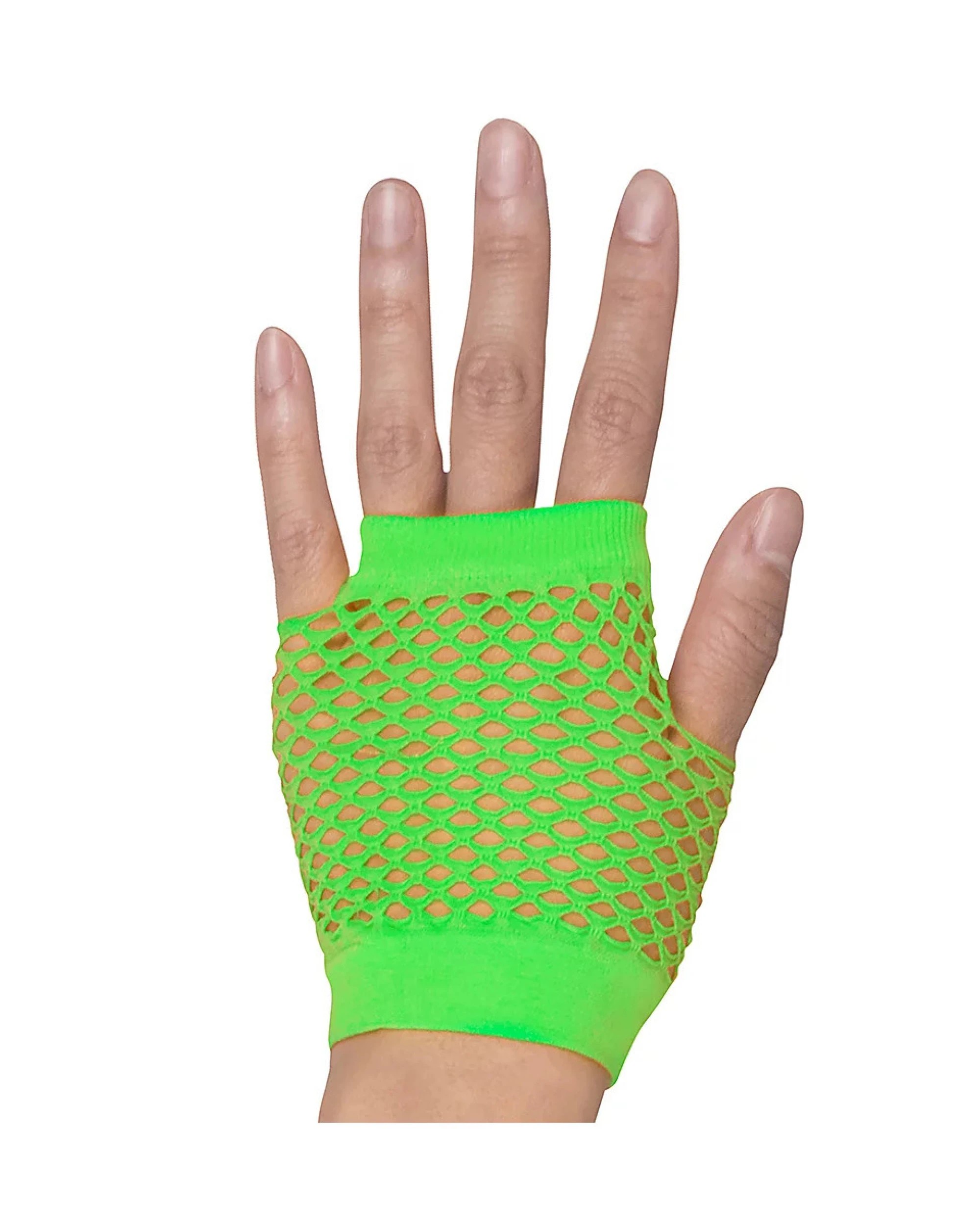 2 BR Costumes Fingerless Fishnet Gloves for Costume Parties, 2 of 3