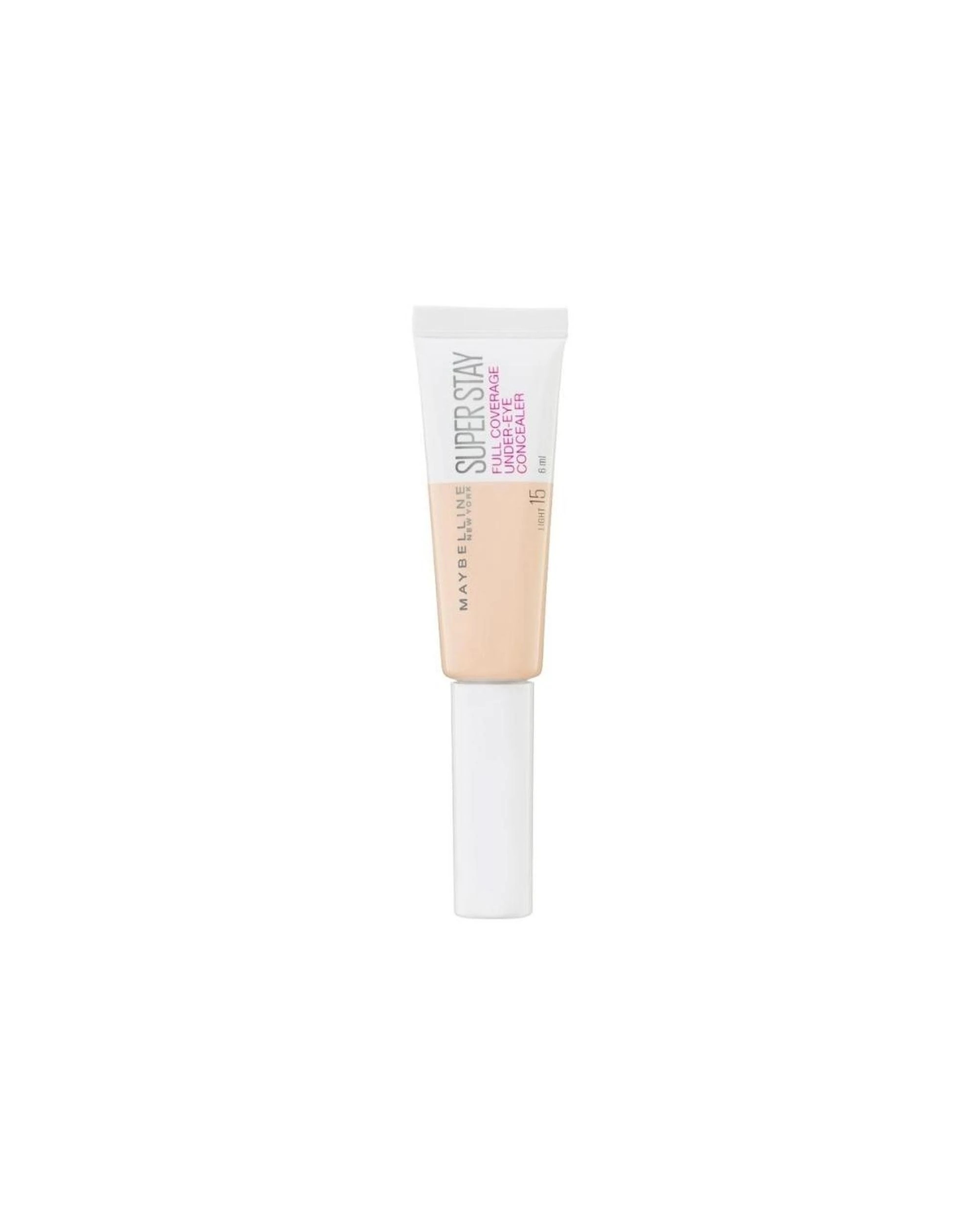 1 Maybelline SuperStay Full Coverage Under Eye Concealer 6mL - 15 Light - Beige, 1 of 3