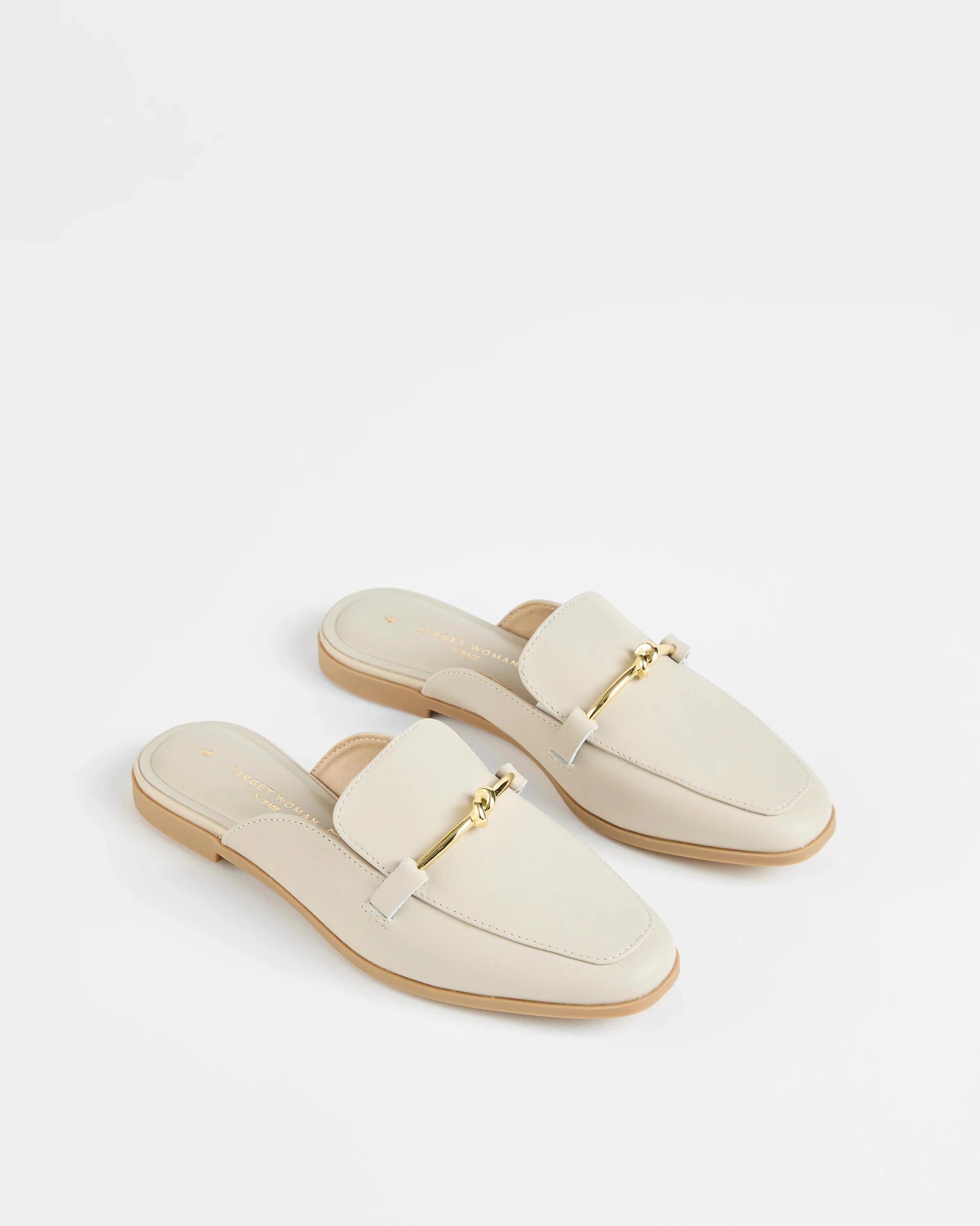 3 Target Womens Genuine Leather Loafer Mule - Maddy IVORY, 3 of 3