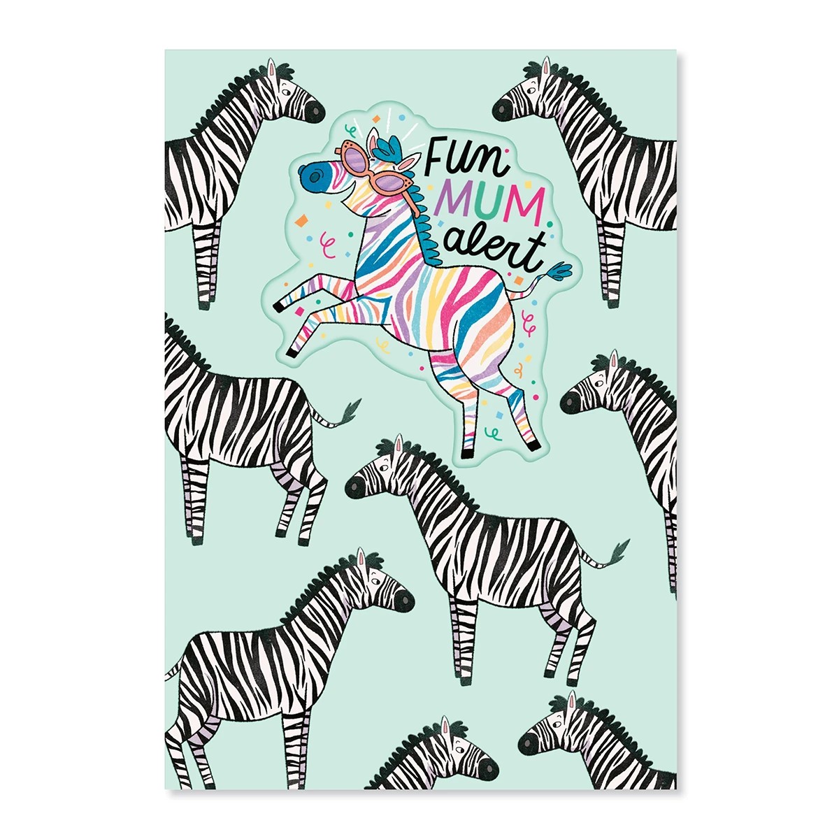 3 Hallmark Mother's Day Card - Zebra, 3 of 3