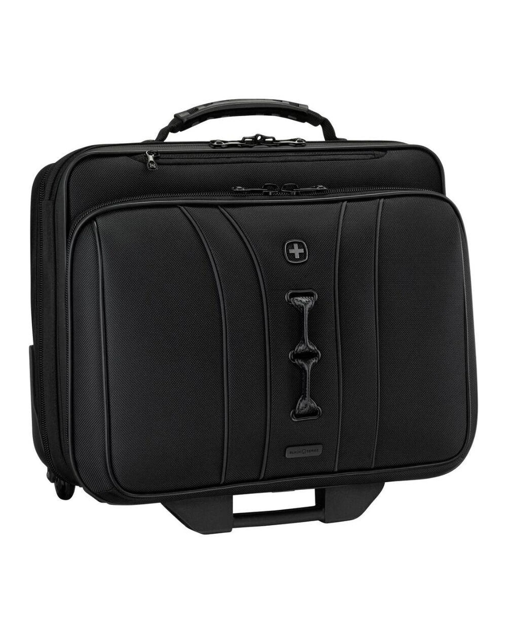 1 Wenger Legacy Black Series 15.6" Laptop Wheeled Case  Black, 1 of 10