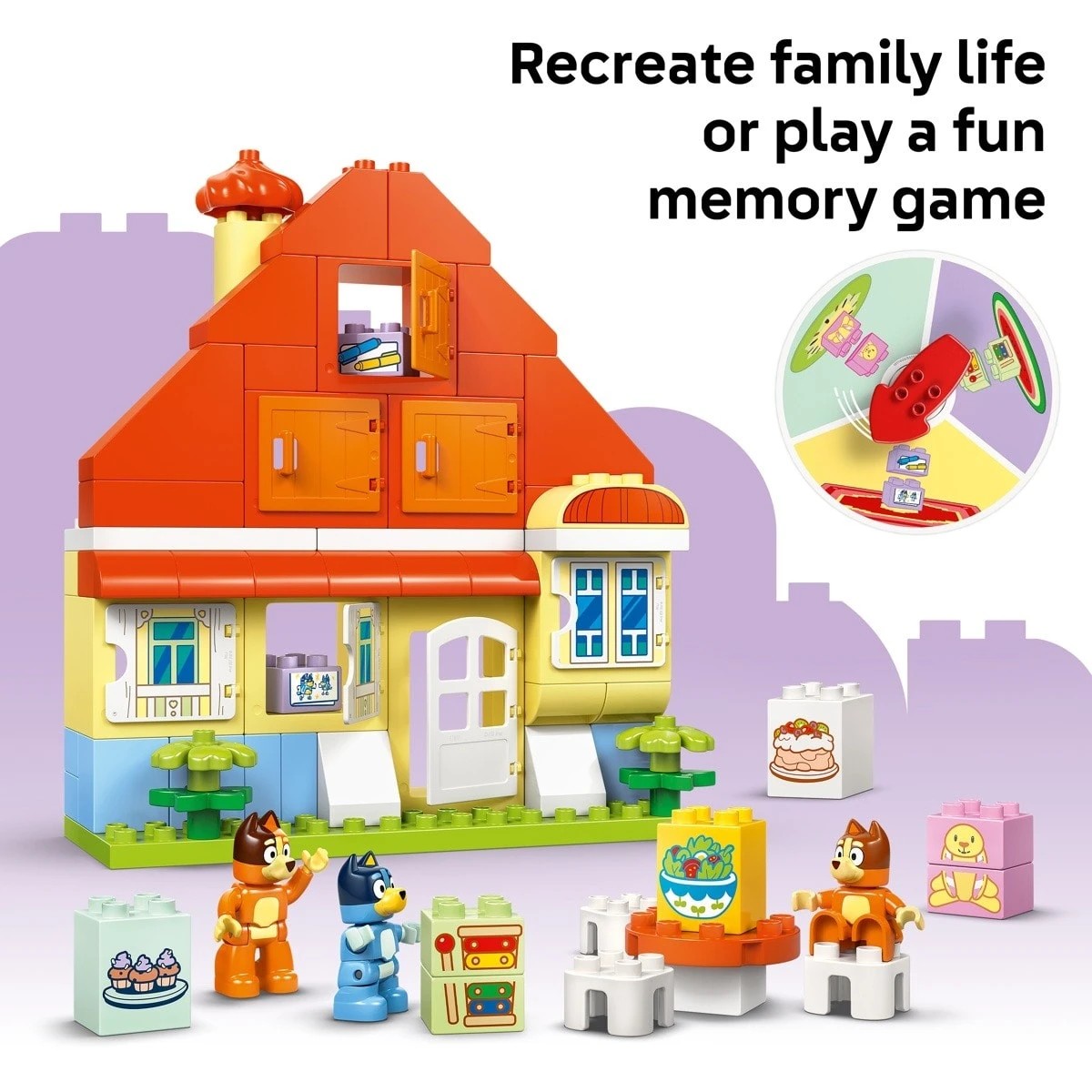 6 LEGO DUPLO Bluey: Bluey’s Family House with Memory Game 10459, 6 of 9