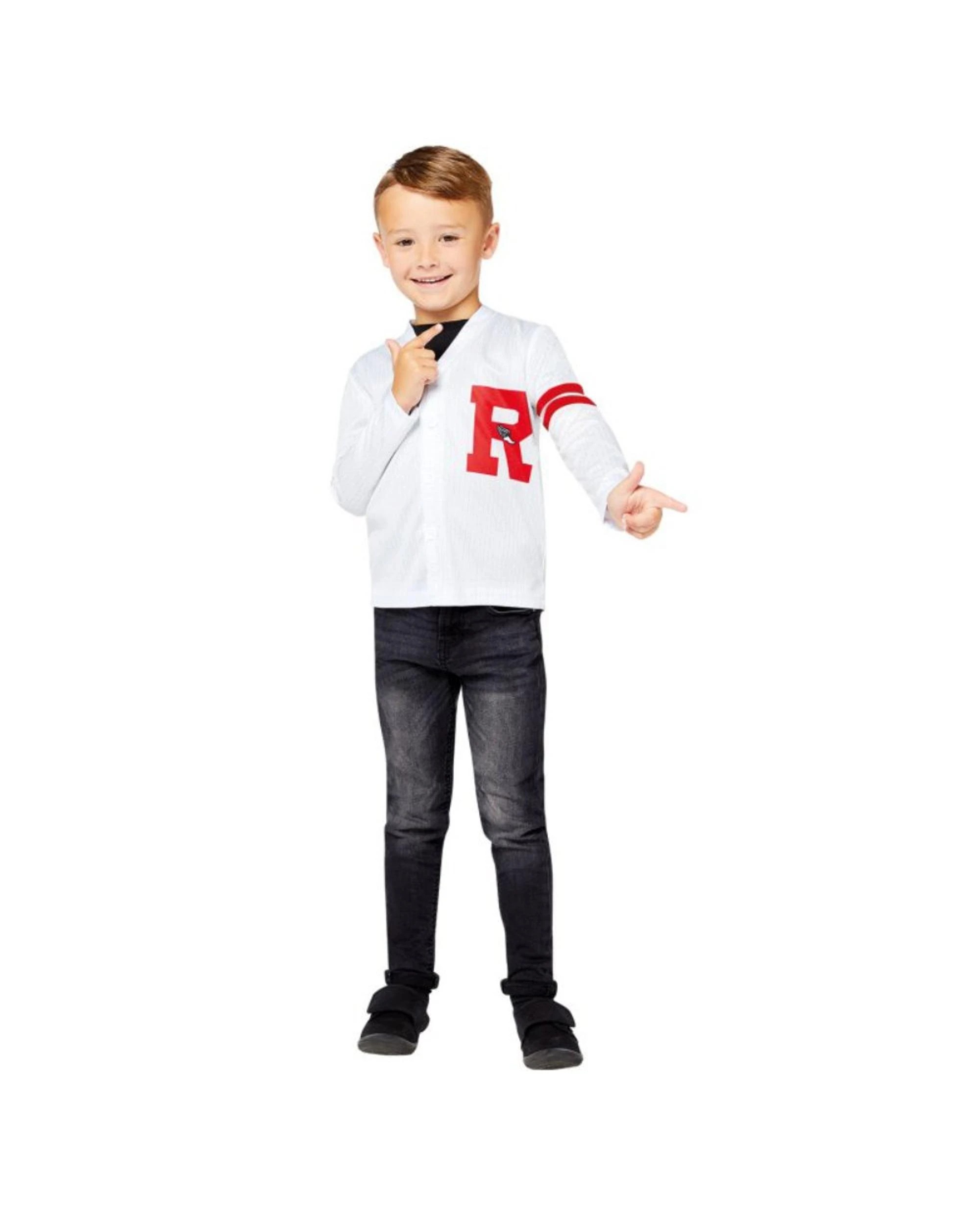 1 Grease Danny Rydell Kids Costume Size 8-10 Years, 1 of 4