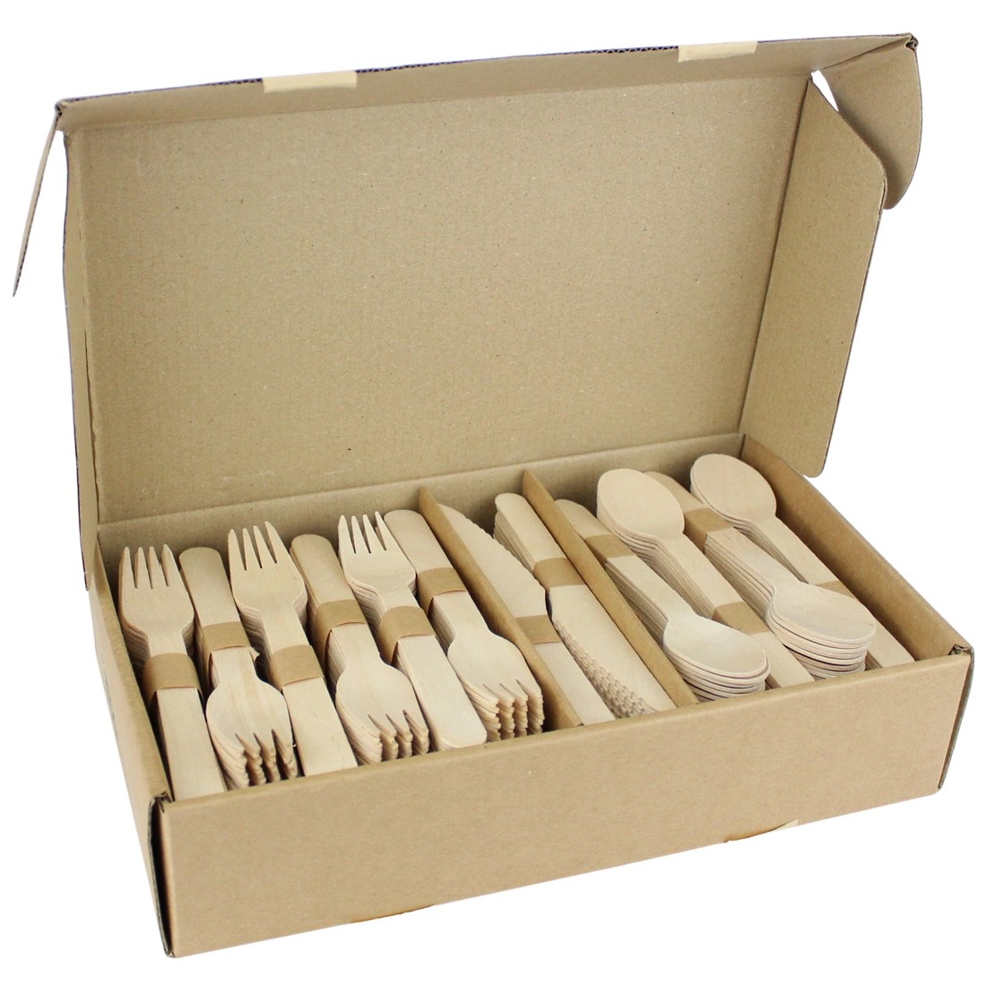 2 Party Maker Boxed Eco Wooden Cutlery Set (360 Pieces), 2 of 5