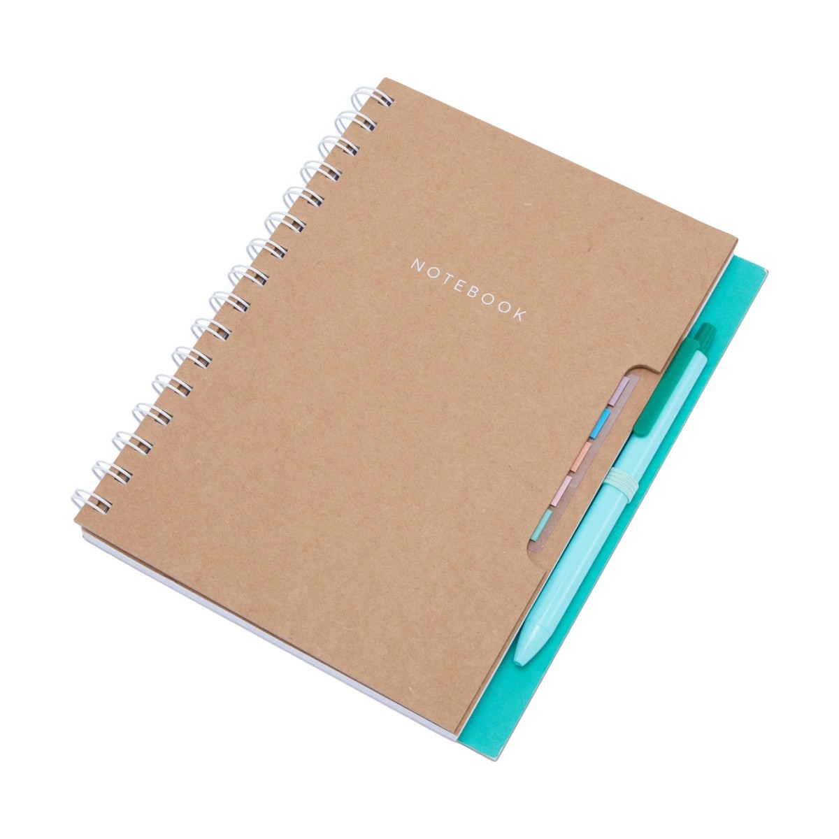 2 A5 Spiral Notebook with Memo and Pen, 2 of 6