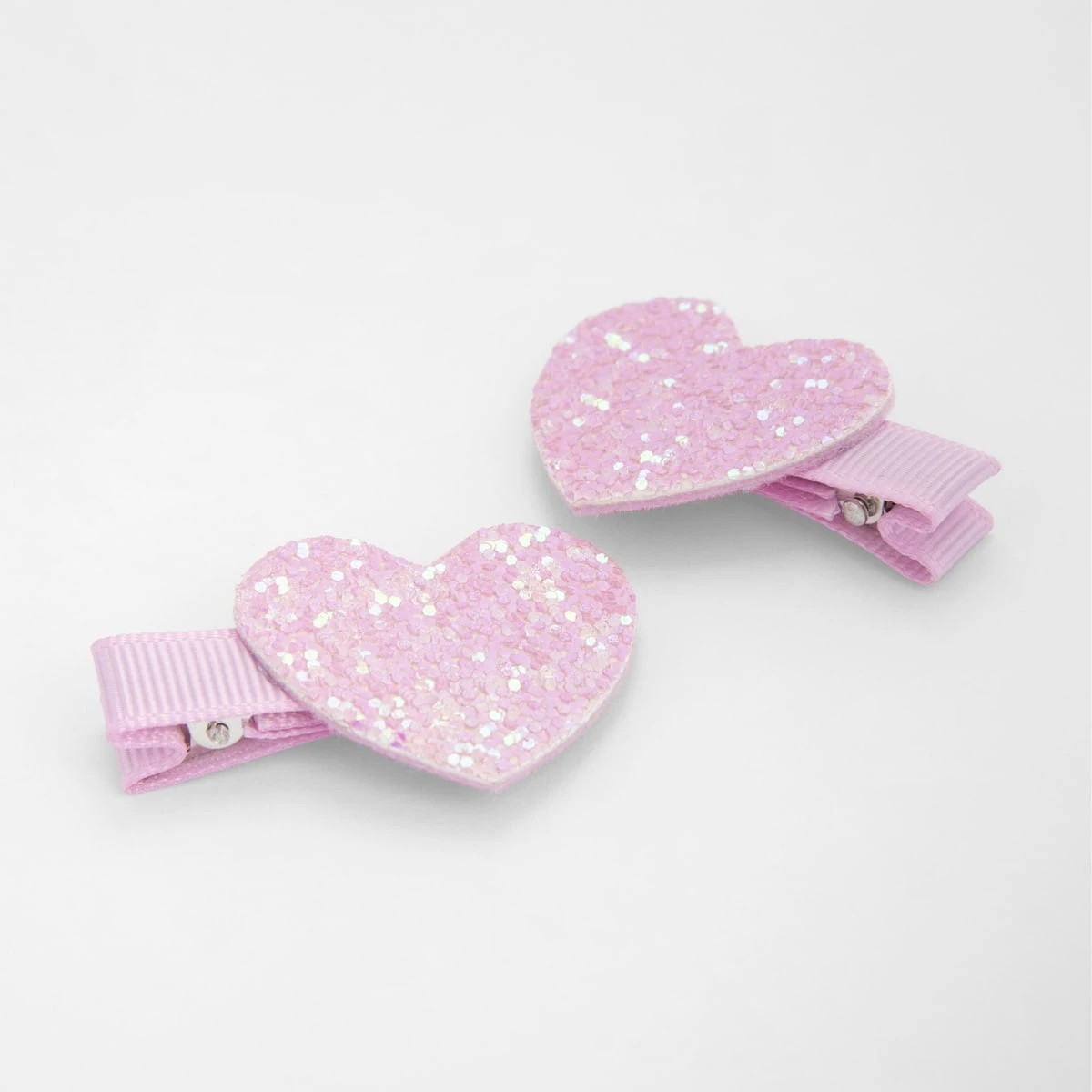 2 2 Pack Pink Heart Hair Clips, 2 of 3