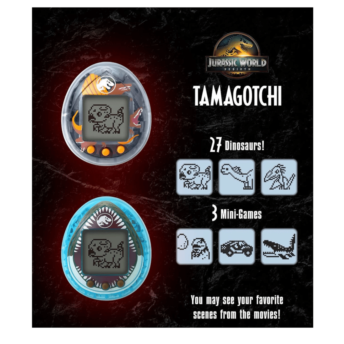 4 Jurassic World Rebirth Tamagotchi - Assorted, 4 of 6