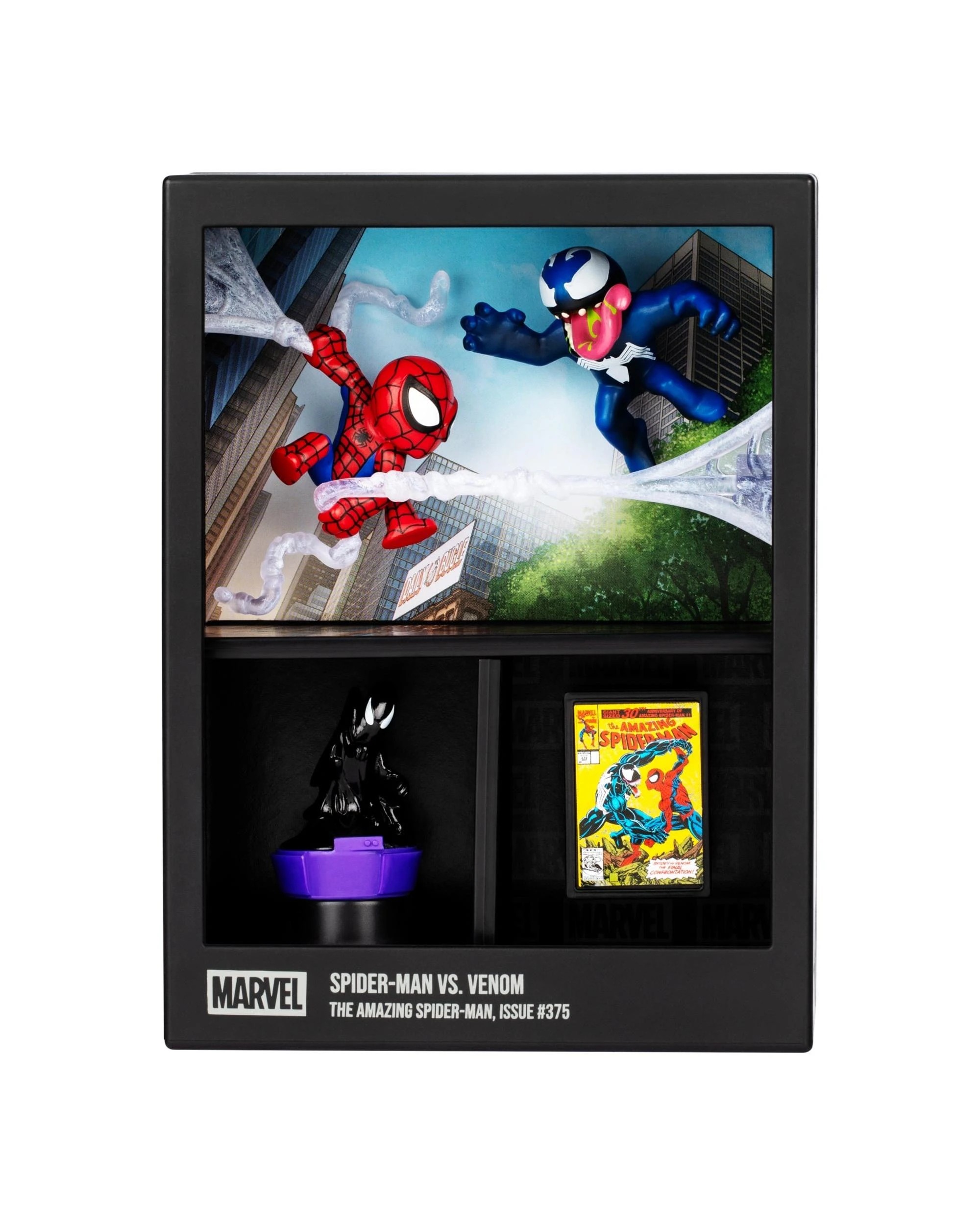 2 Fandrop Marvel MV02 Spider-Man vs Venom 2 Figure Diorama, 2 of 7