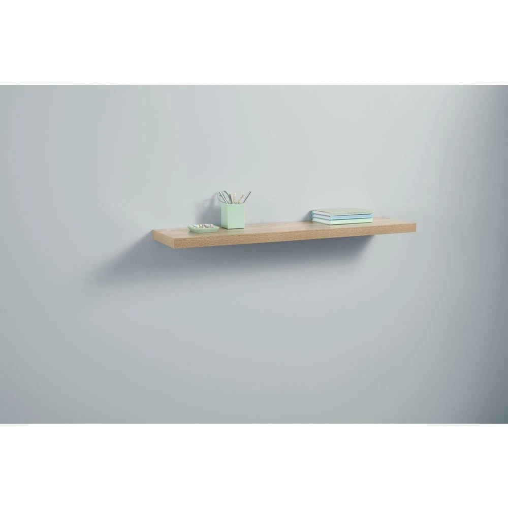 4 Horsen Floating Shelf 1100mm Oak Shelves Home Office Storage, 4 of 4