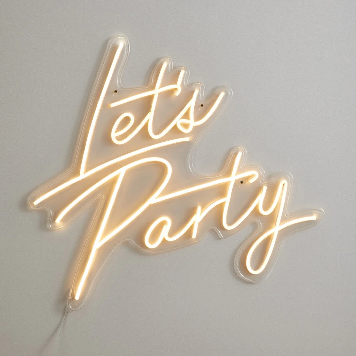 1 Lets Party Neon Light, 1 of 9