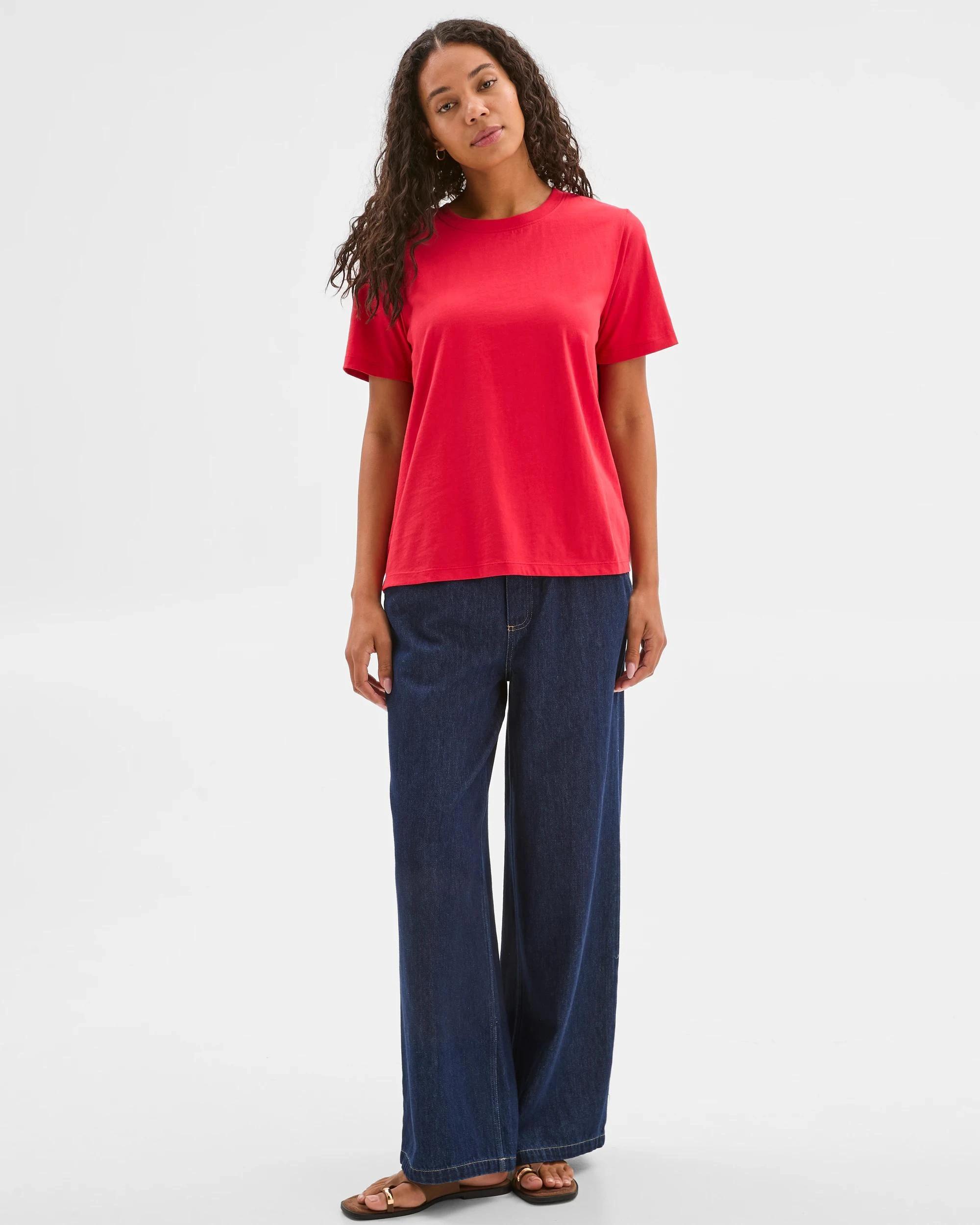 1 Target Australian Cotton Classic T-Shirt SCARLET, 1 of 6