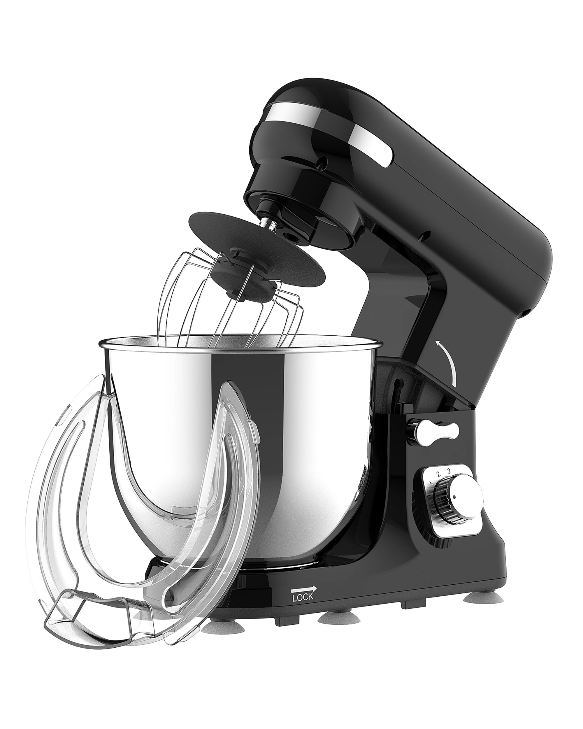 5 Advwin 1400w 6.5l Electric Stand Mixer Black, 5 of 7