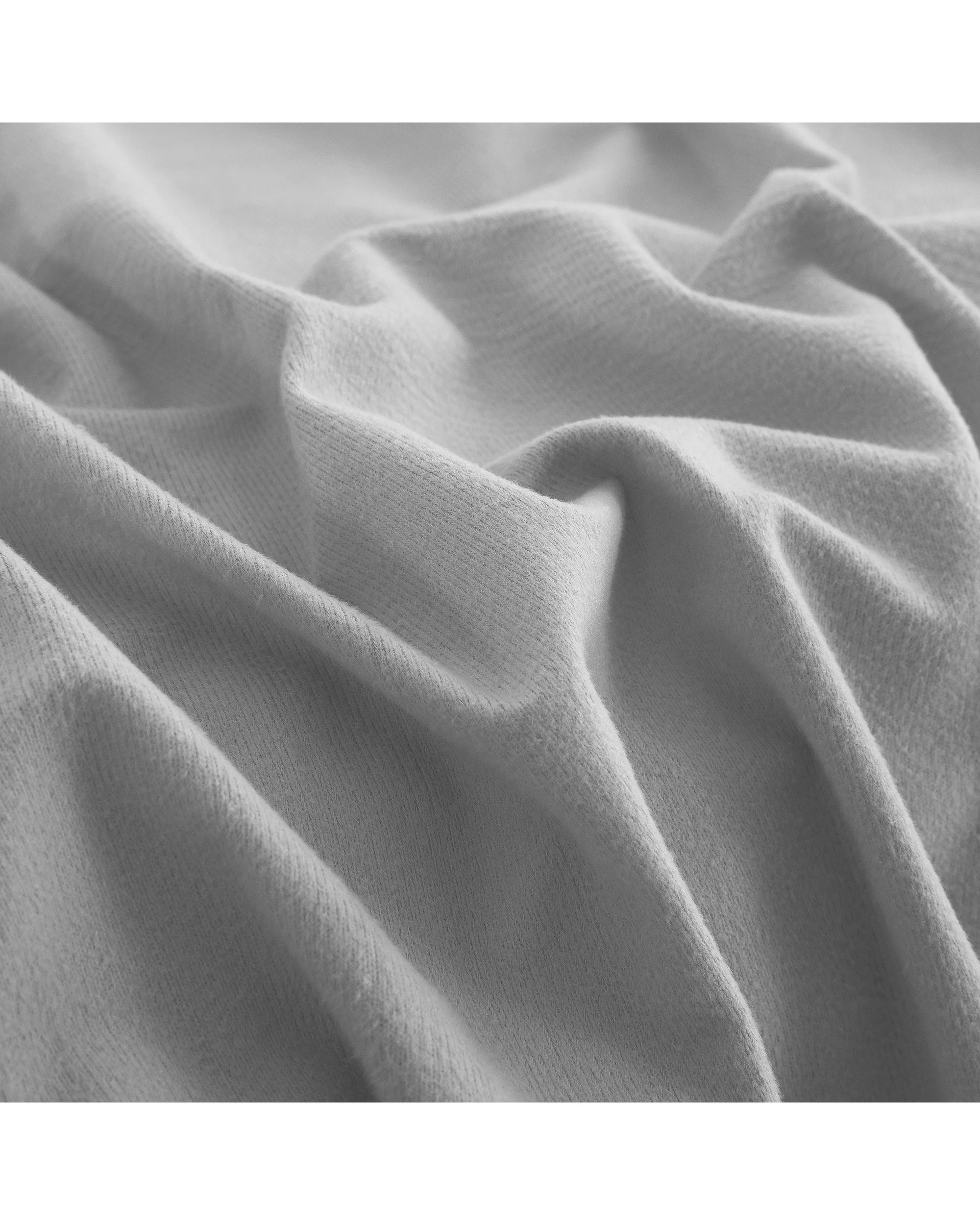 5 Dreamaker Micro Flannel Sheet Set - Single Bed - Silver, 5 of 9