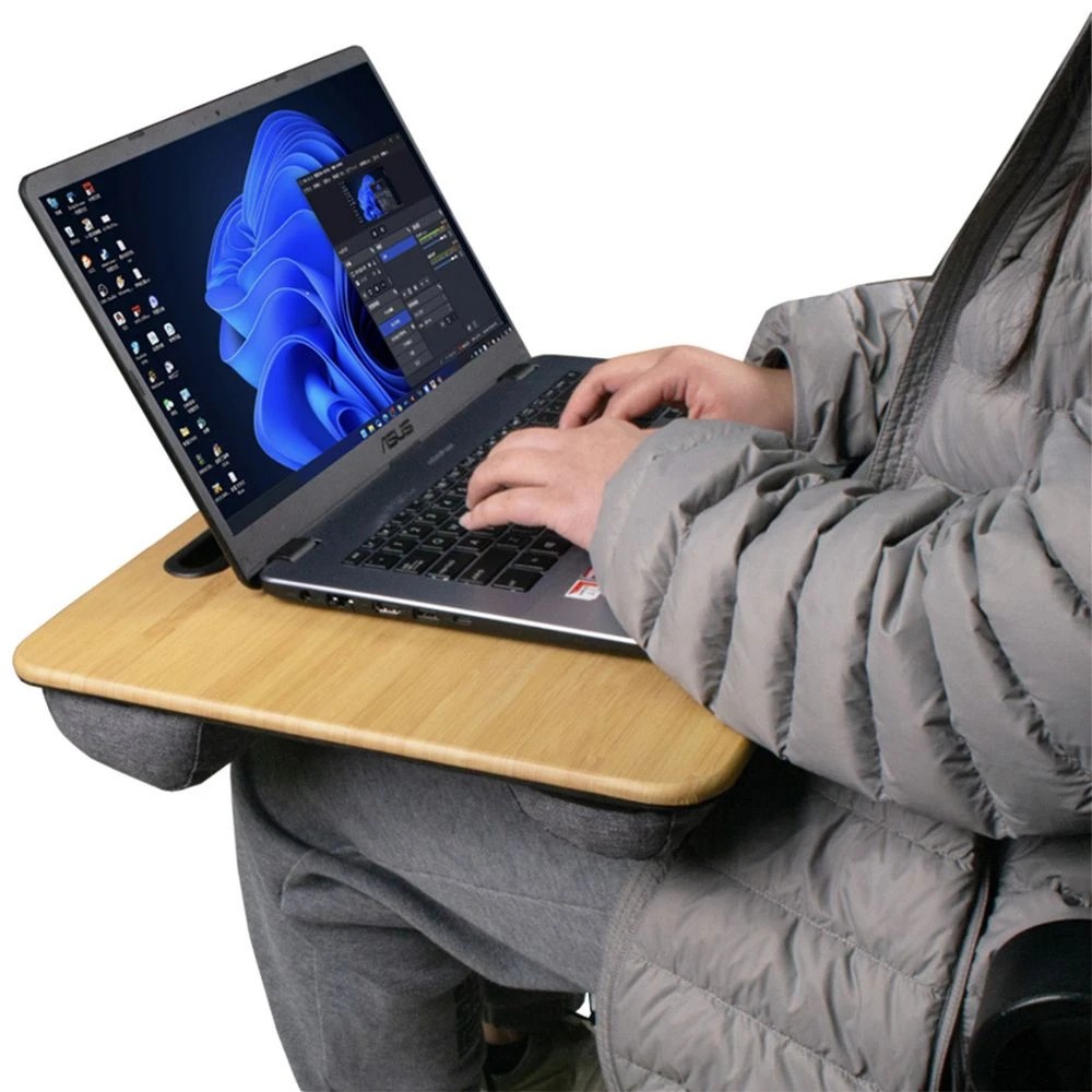 2 J.Burrows Portable Lap Desk Bamboo, 2 of 8