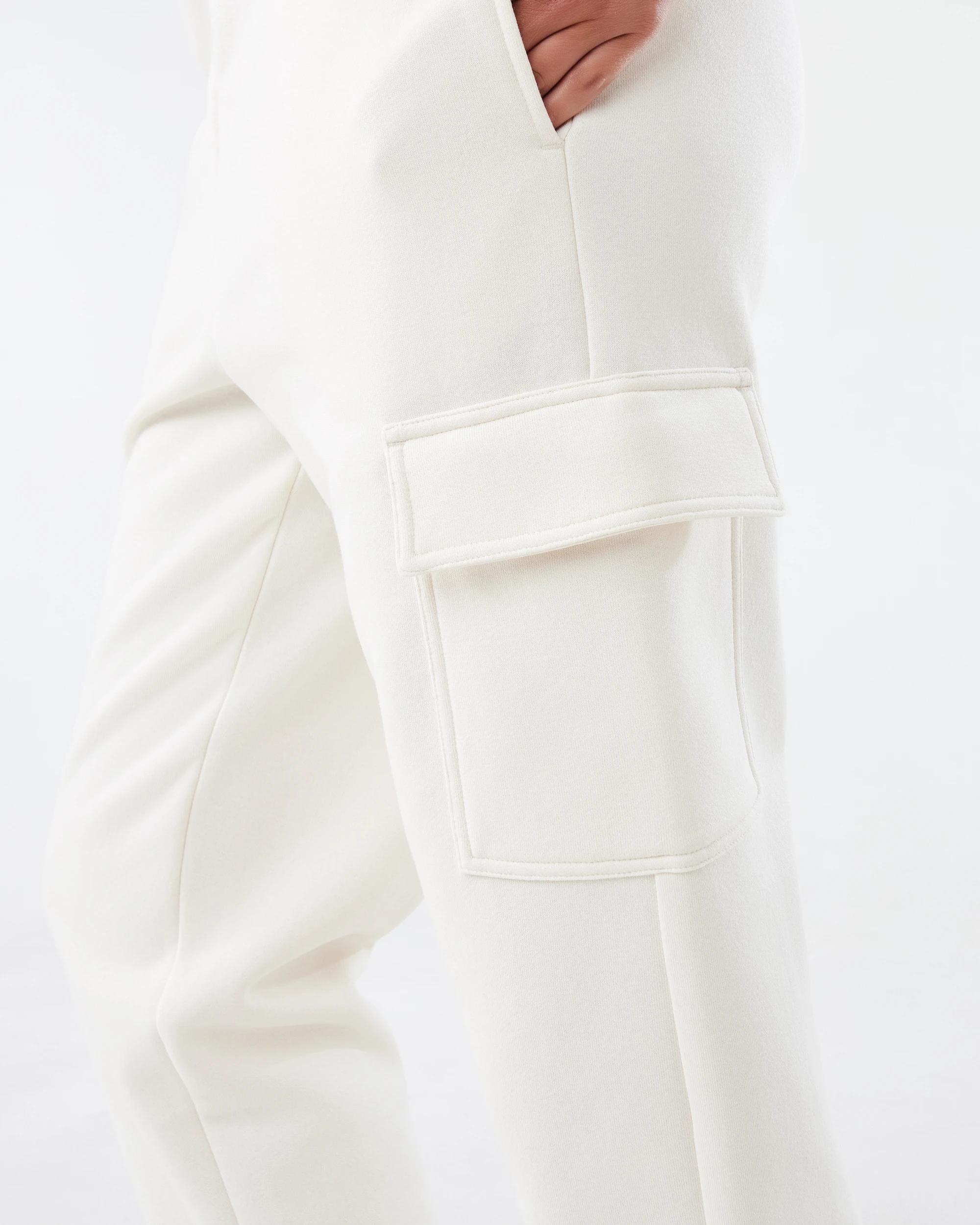 6 Cargo Cuff Trackpants Prtn White, 6 of 6