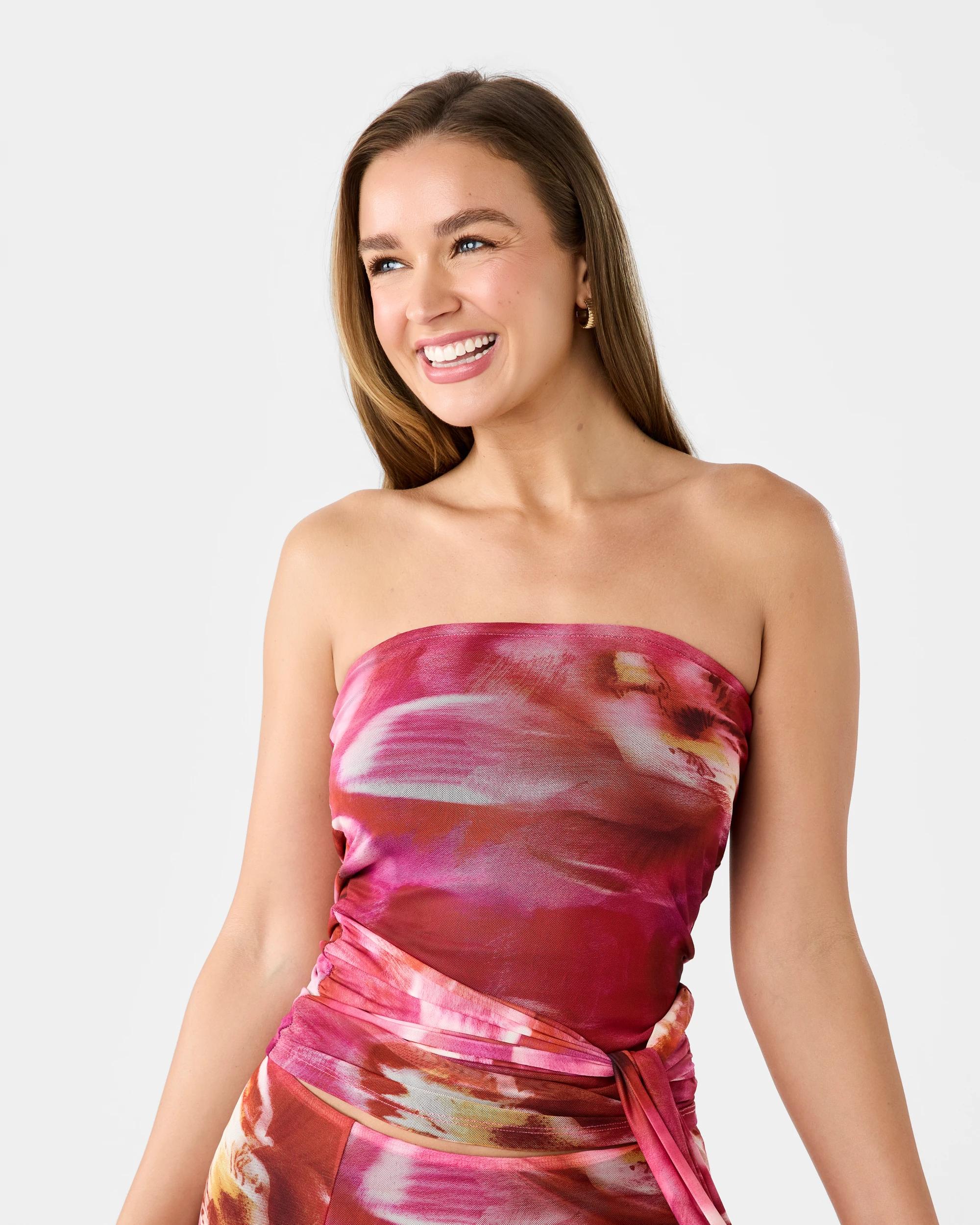 6 Strapless Tie Side Tube Top Orchid, 6 of 8