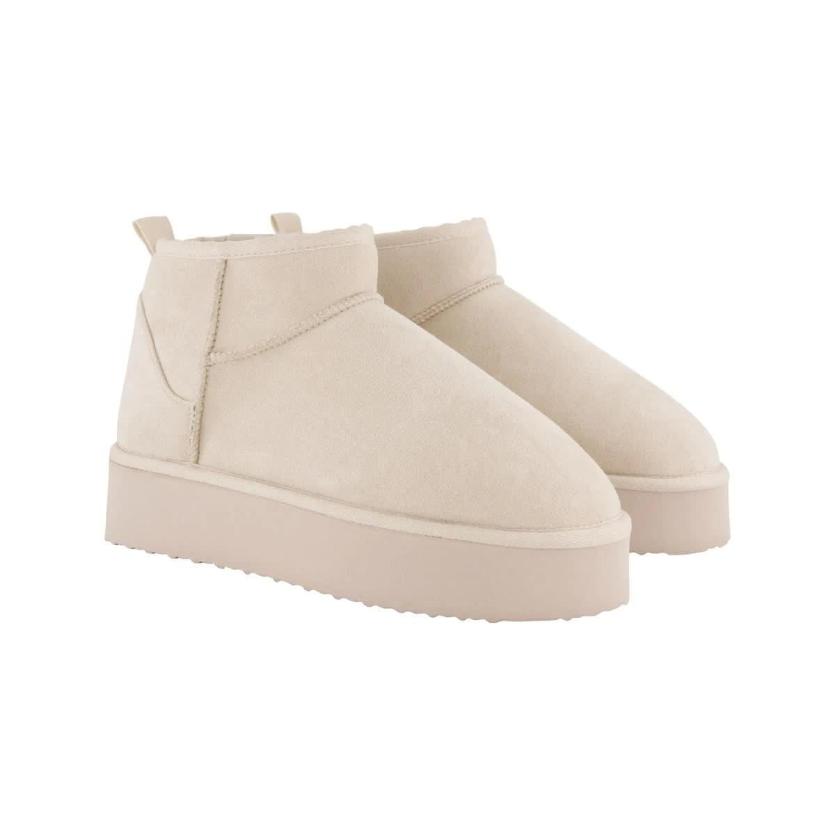 2 Trendy Platform Boots Stone, 2 of 3