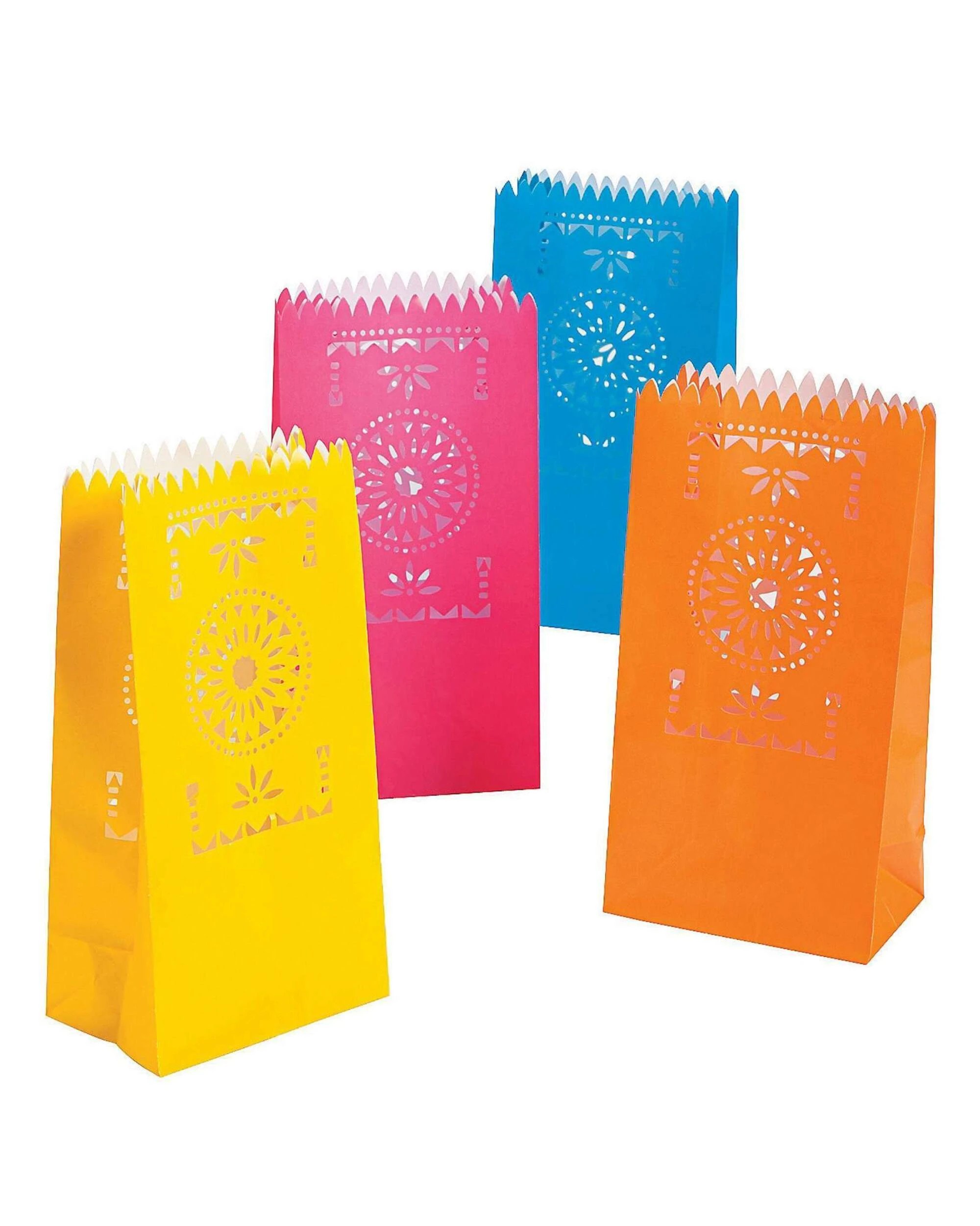 1 Fun Express Fiesta Luminary Bags Pack of 12 - Multi, 1 of 2