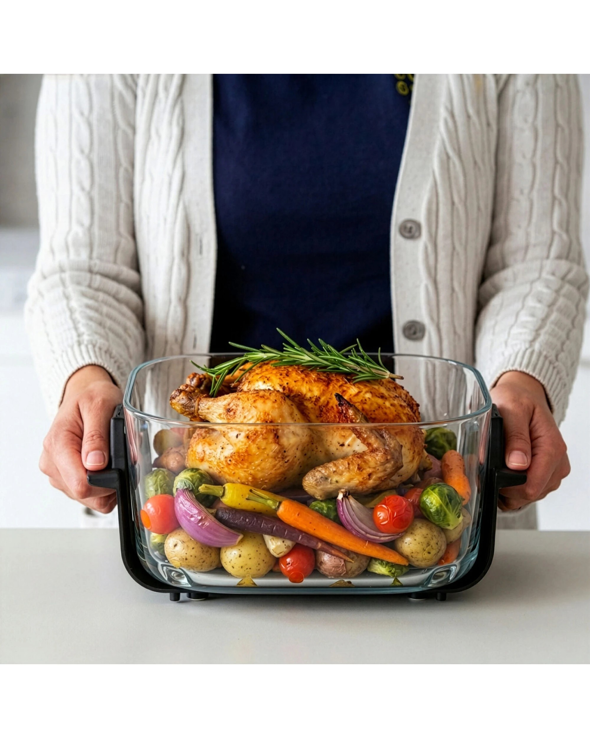 5 Healthy Choice 1500W Dual Basket Portable Air Fryer 6.5L plus 3L with Full-Colour Touch Screen Display, 5 of 6