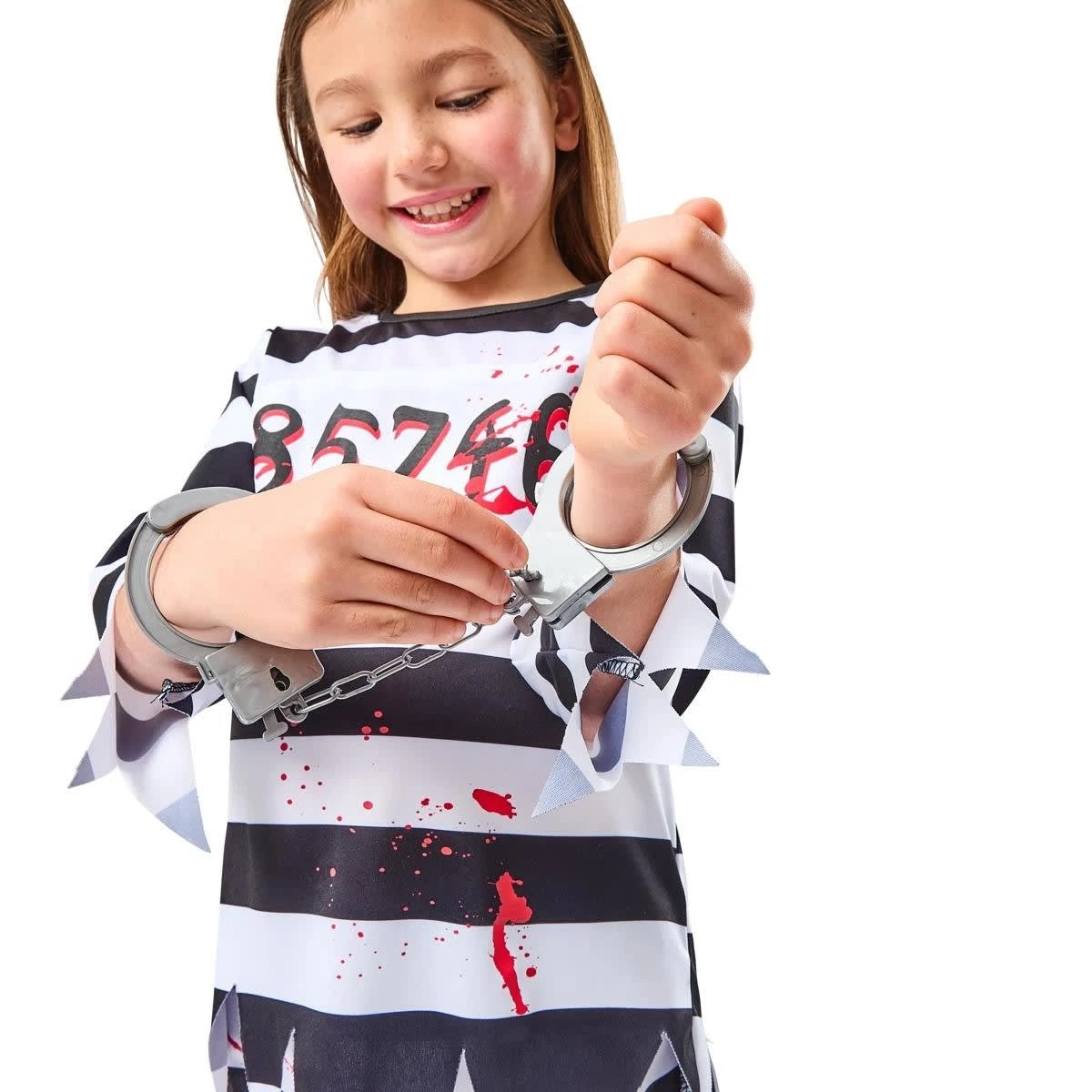 6 3 Piece Prisoner Costume - Ages 8+, 6 of 10