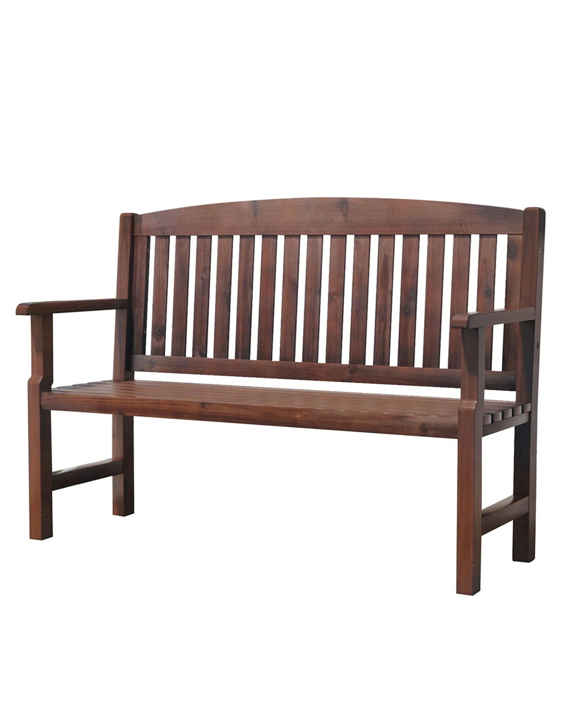 1 Gardeon Outdoor Garden Bench Wooden 2 Seater Lounge Chair Patio Furniture
 - Brown, 1 of 3