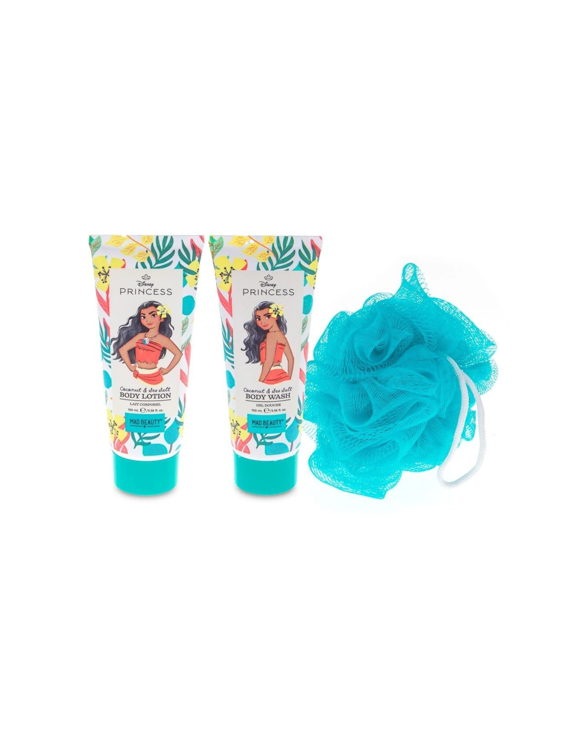 3 Disney 2PK Moana Scented Body Trio Gift Set Coconut & Seasalt 200ml - Multi, 3 of 3