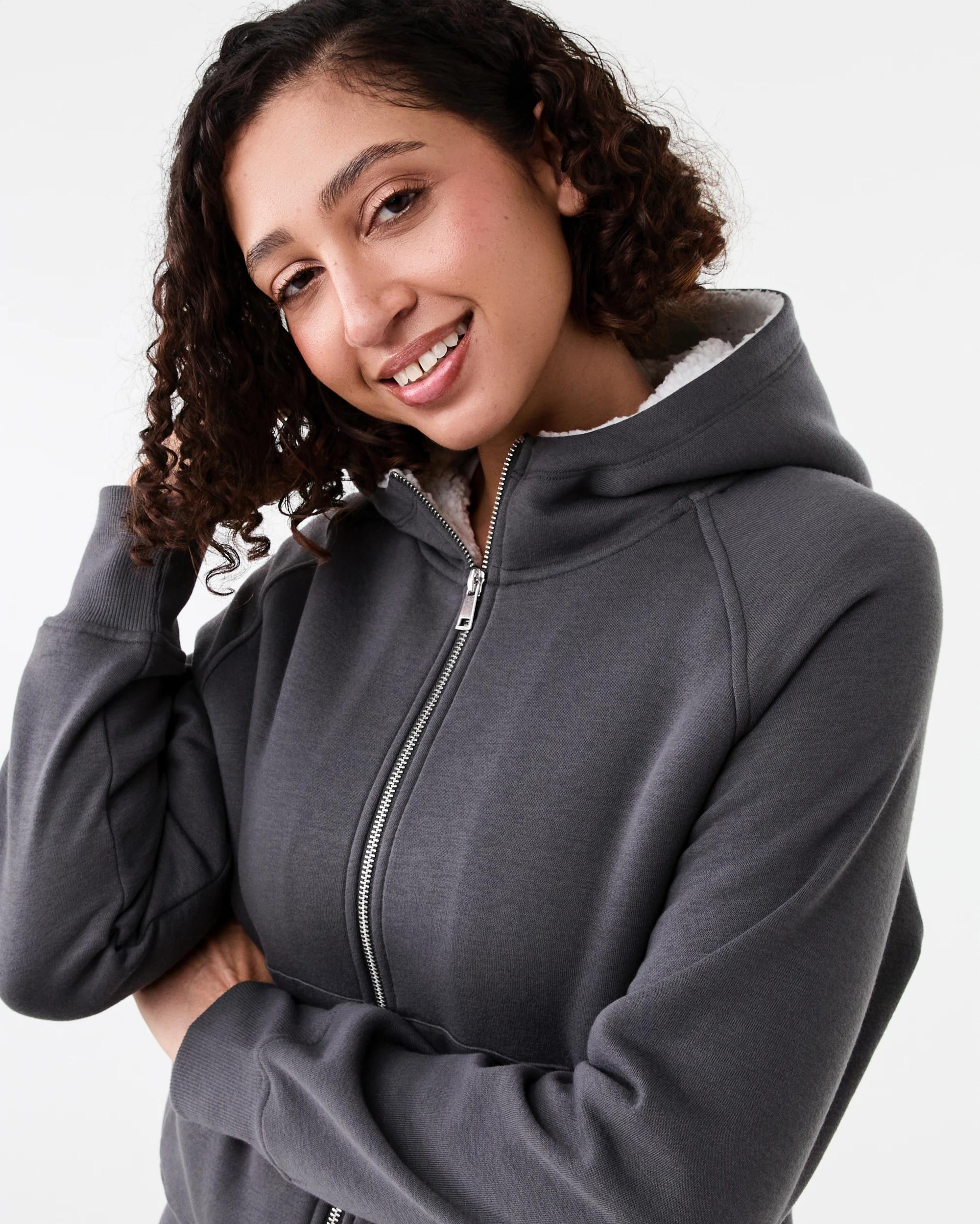 5 Long Sleeve Sherpa Zip Through Hoodie Magnet, 5 of 8