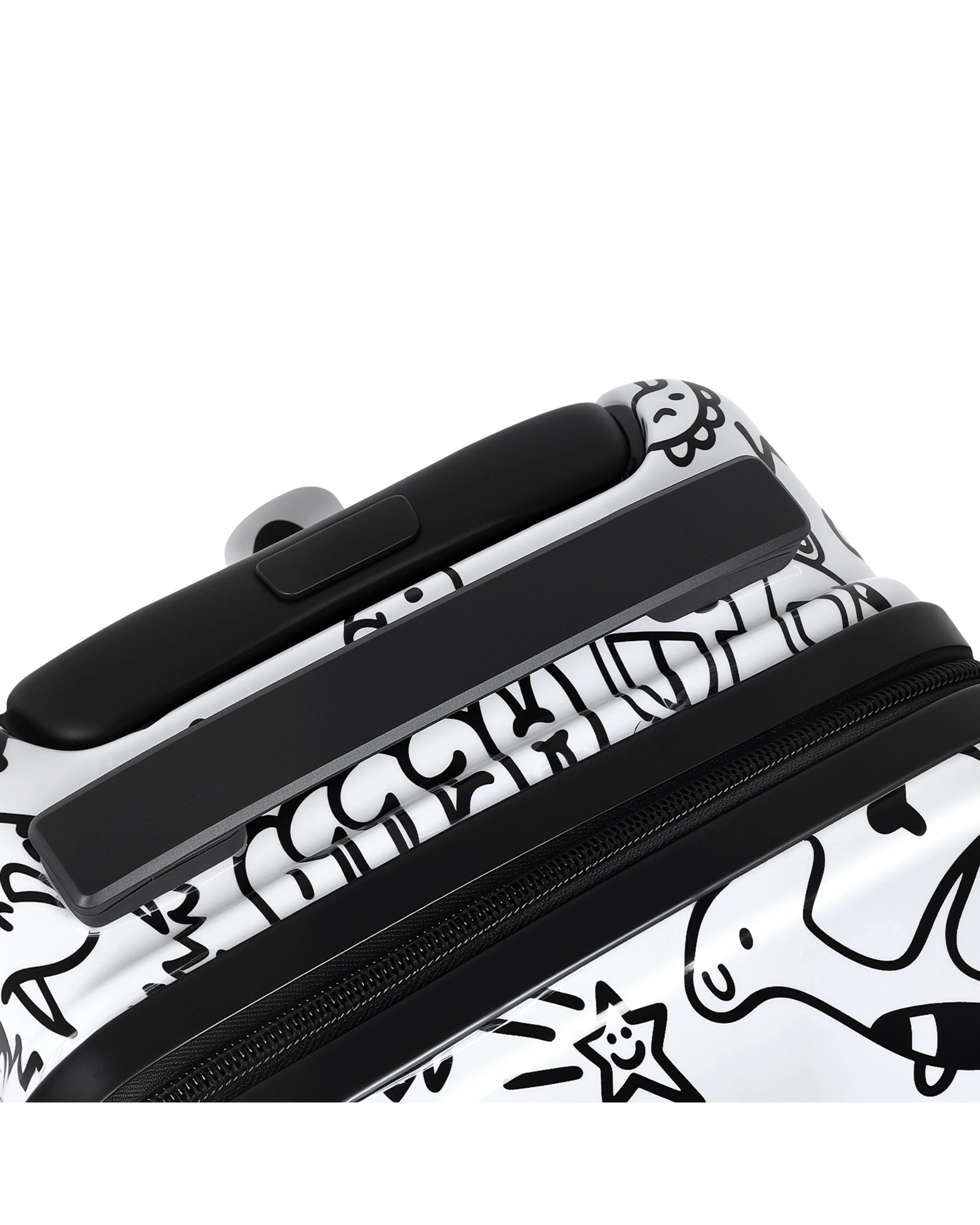 6 Advwin Kids Ride On Luggage for Toddler Travel Checked Suitcase - White, 6 of 10